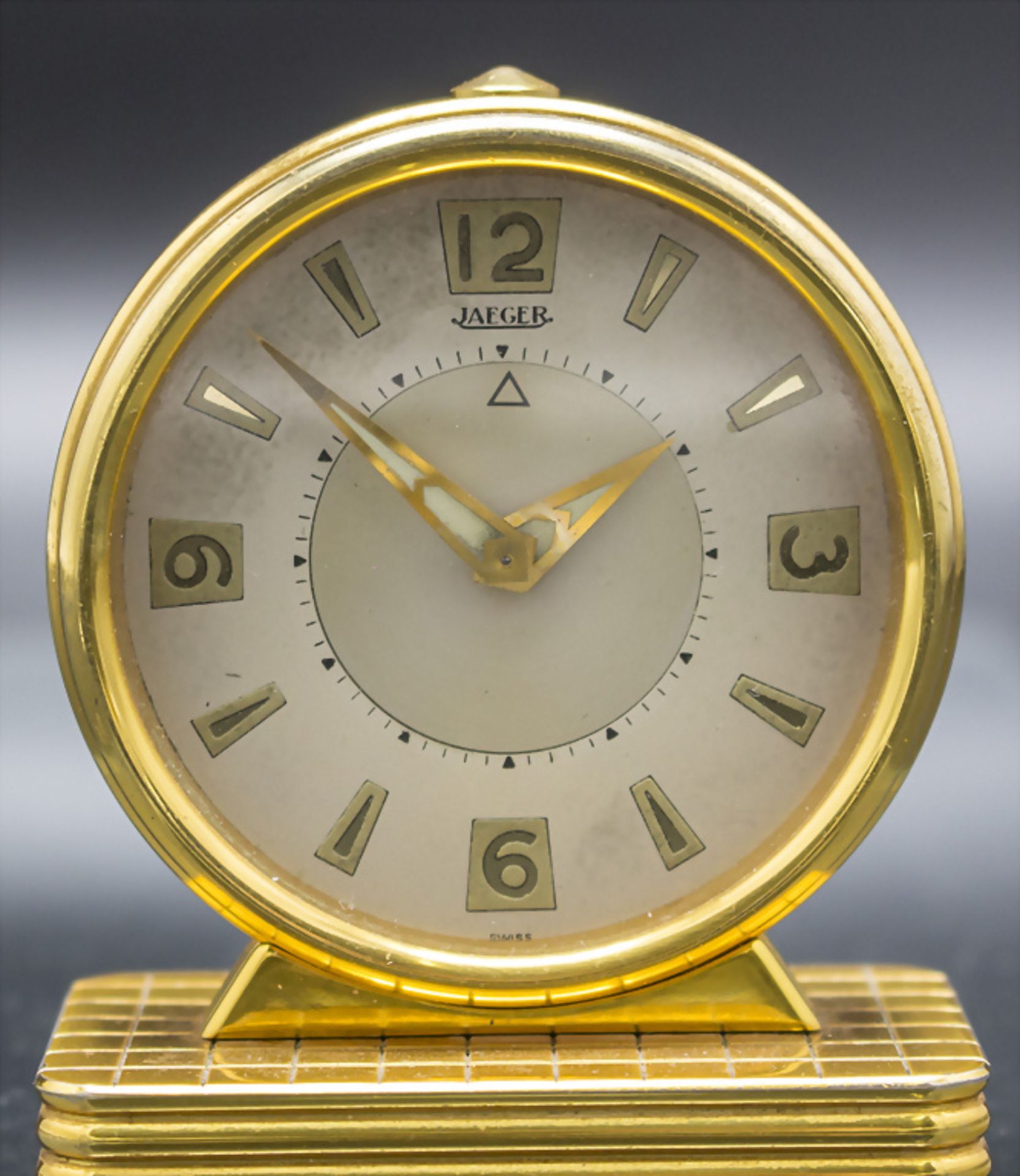 Jaeger Le Coultre Tischwecker / A Jaeger Le Coultre table alarm clock, Schweiz, 1960er