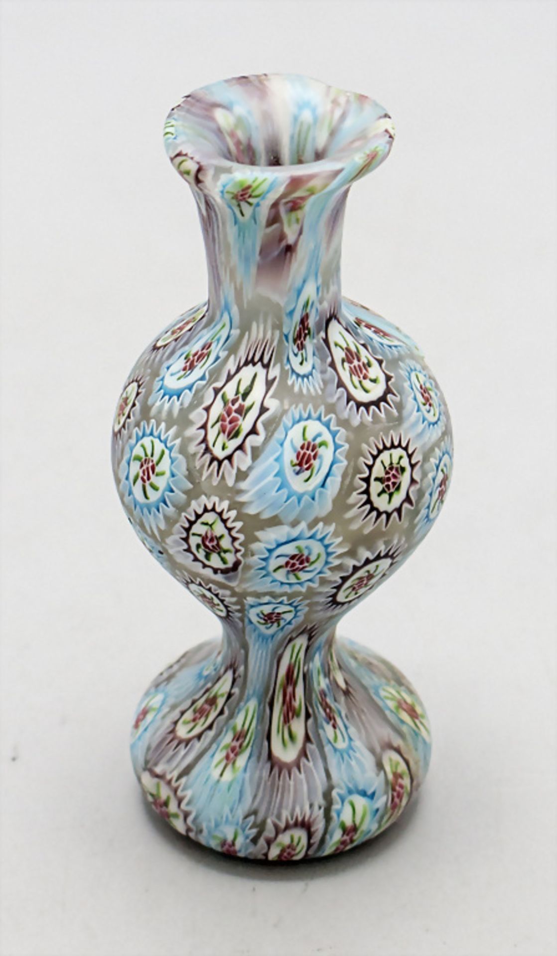 Miniaturväschen / A miniature glass vase, Murano, Aureljano & Toso, um 1915