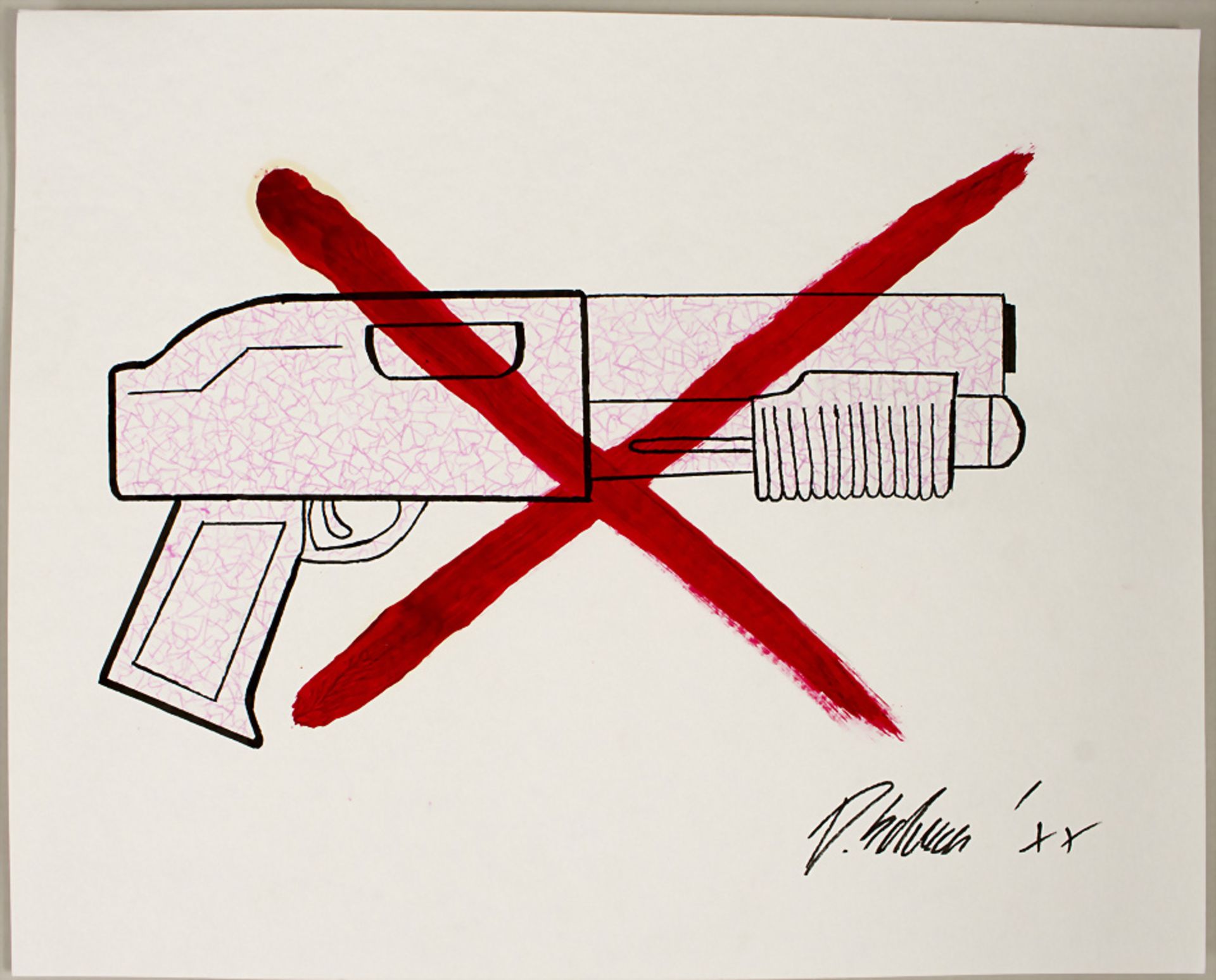 No place for weapons LOVE: Pump-Gun