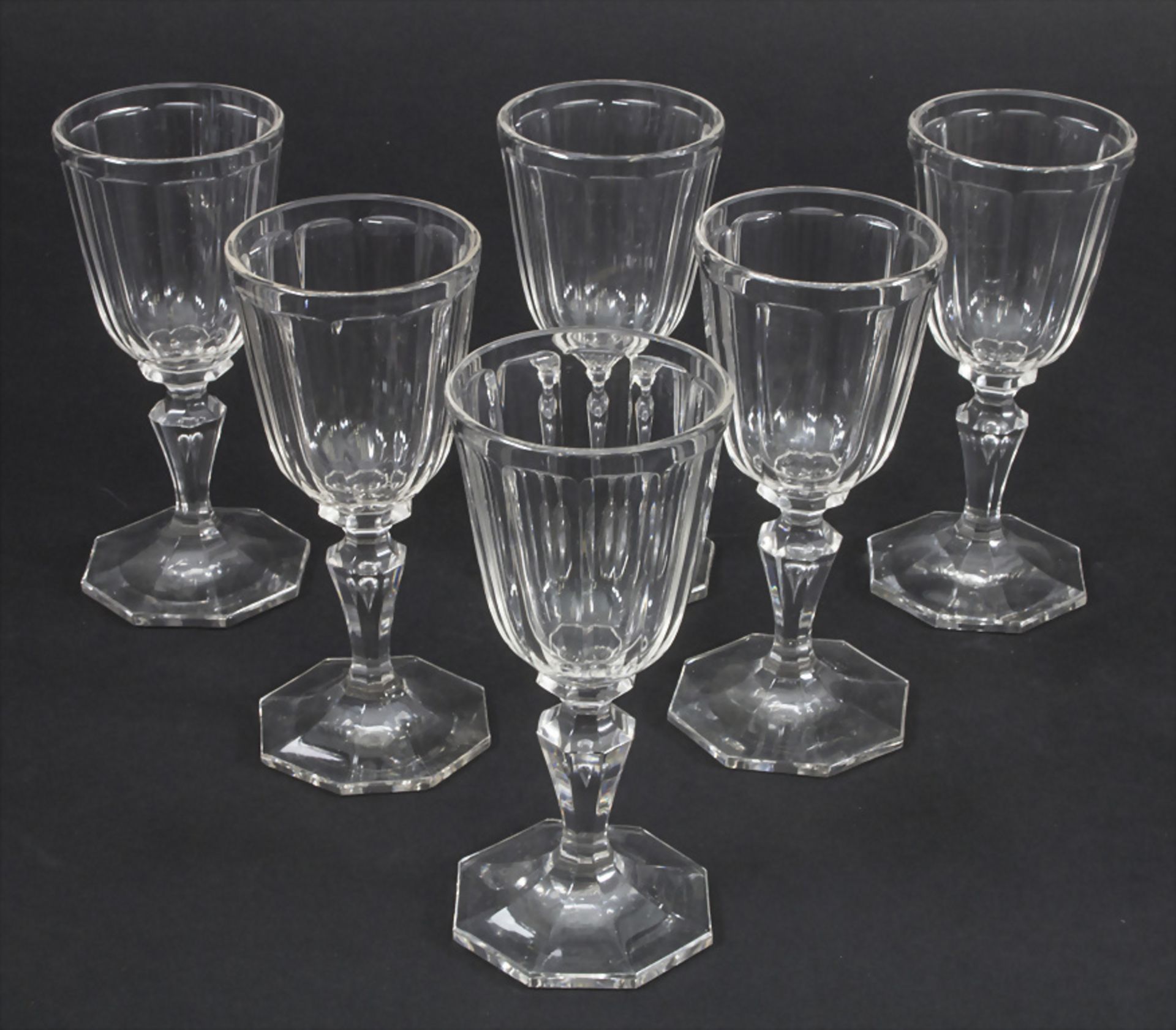 6 Likörgläser / 6 liqueur glasses, J. & L. Lobmeyr, Wien, um 1900
