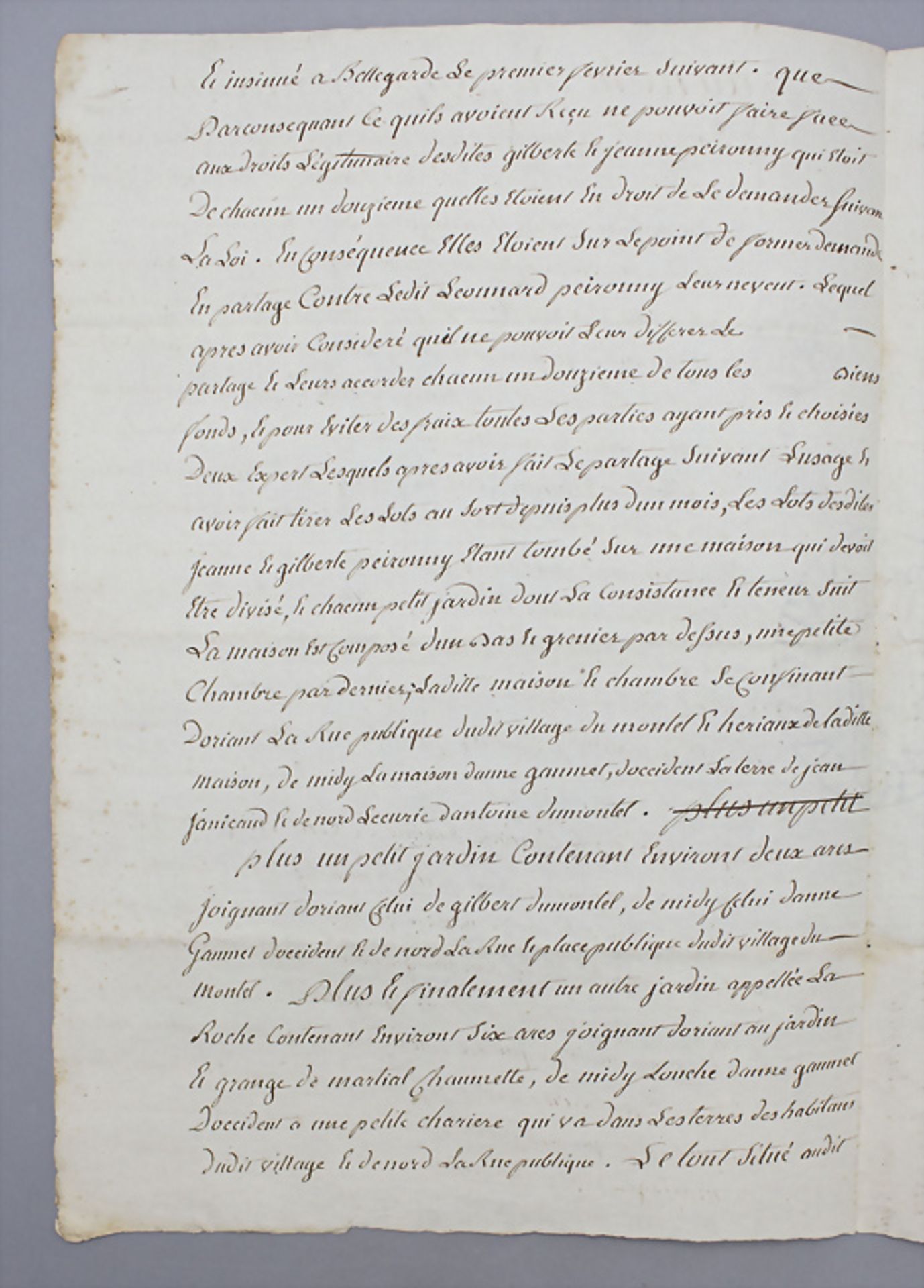 Historischer französischer Brief / A historical french letter, 1804 - Image 2 of 4