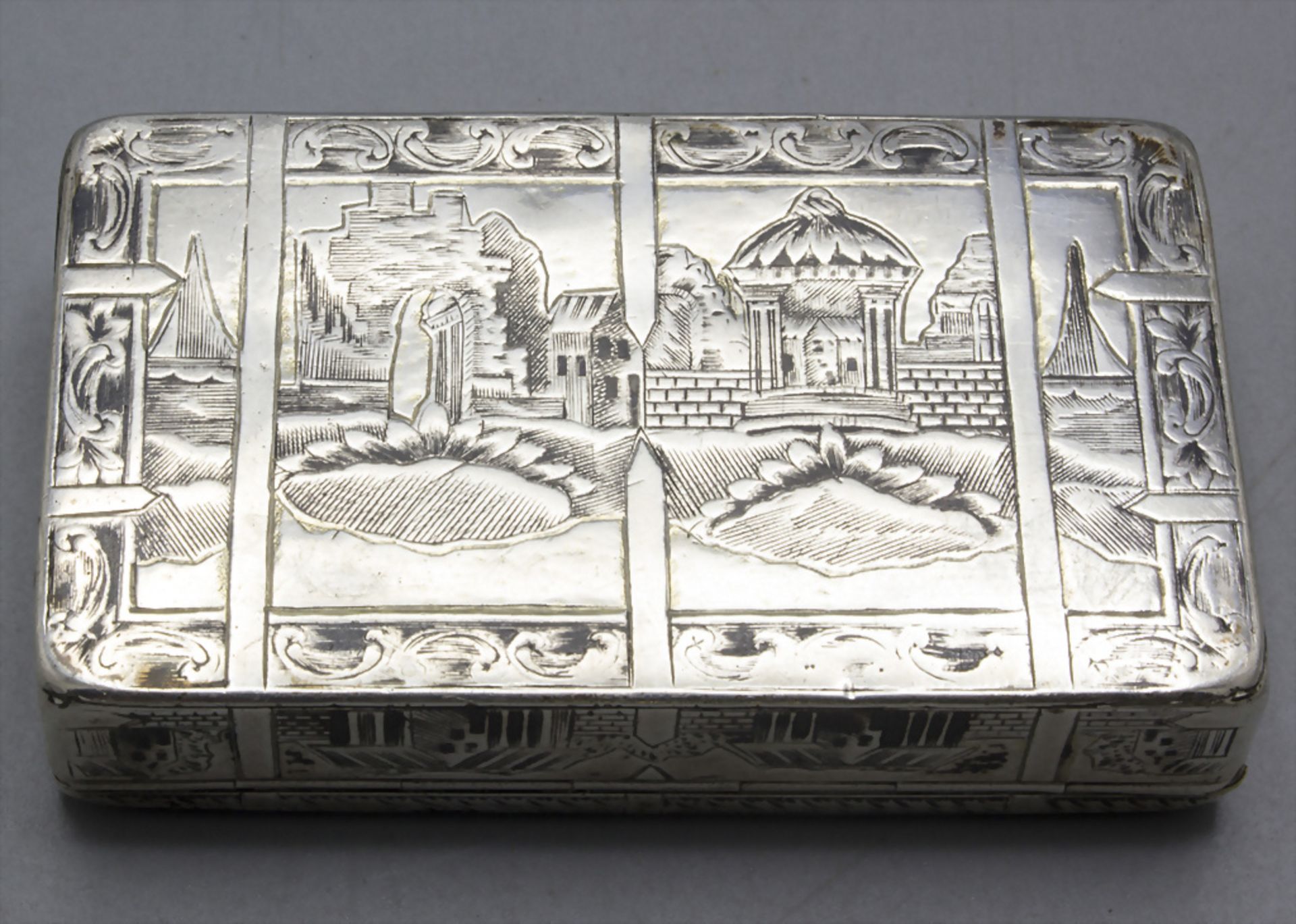 Tabatiere / A silver snuffbox, Moskau/Moscow, 1826 - Bild 2 aus 11