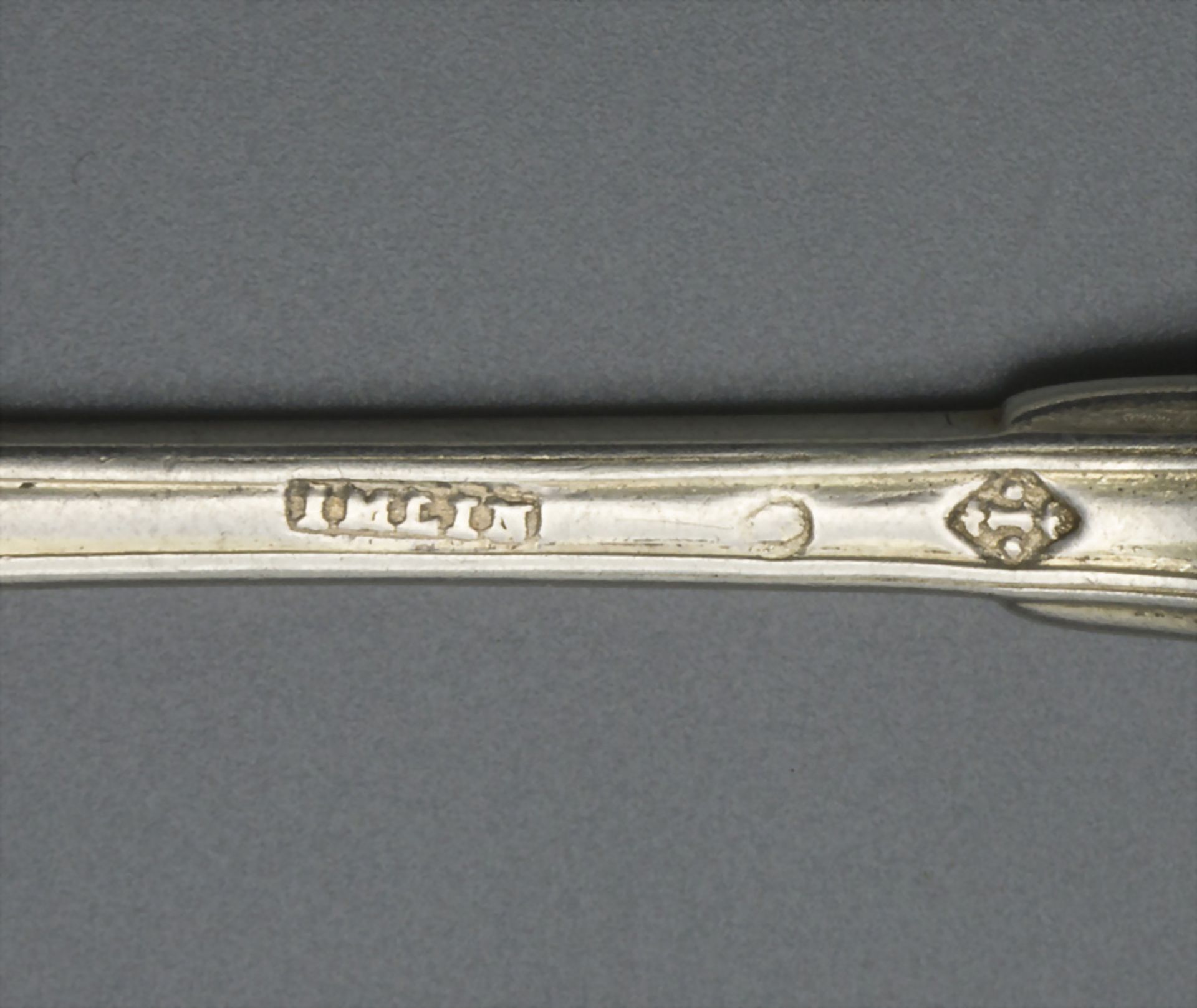 6 Löffel / 6 cuillères en argent massif / 6 silver spoons, Francois Daniel Imlin, Straßburg / ... - Bild 3 aus 5