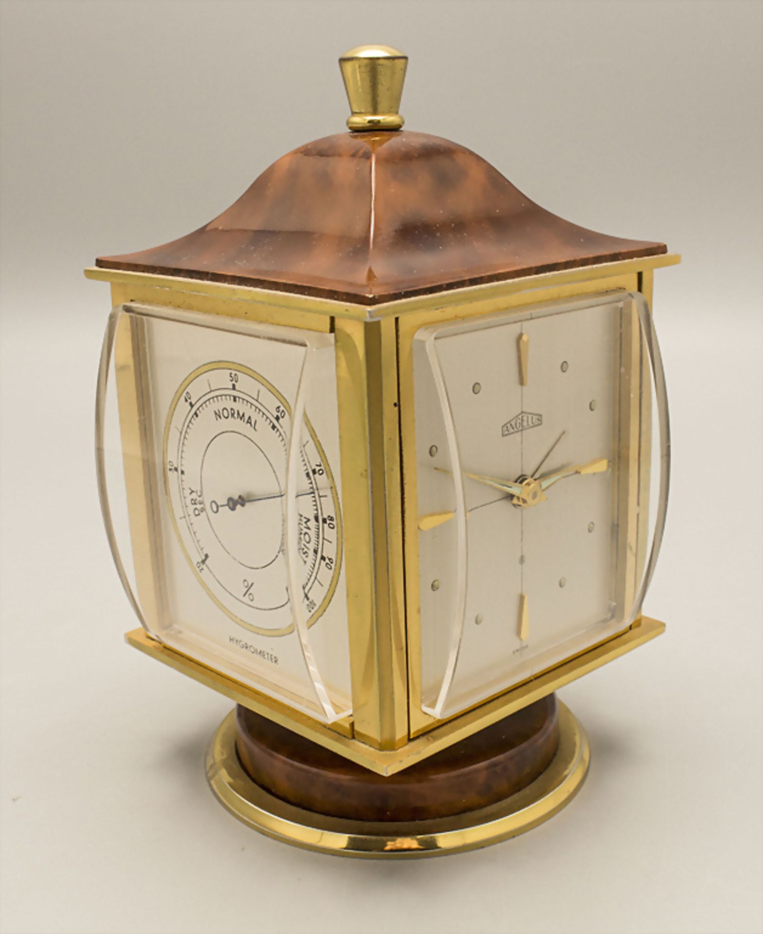 Angelus Tischuhr und Wetterstation / An Angelus Compendium desk clock, Schweiz, 1950er - Image 4 of 7