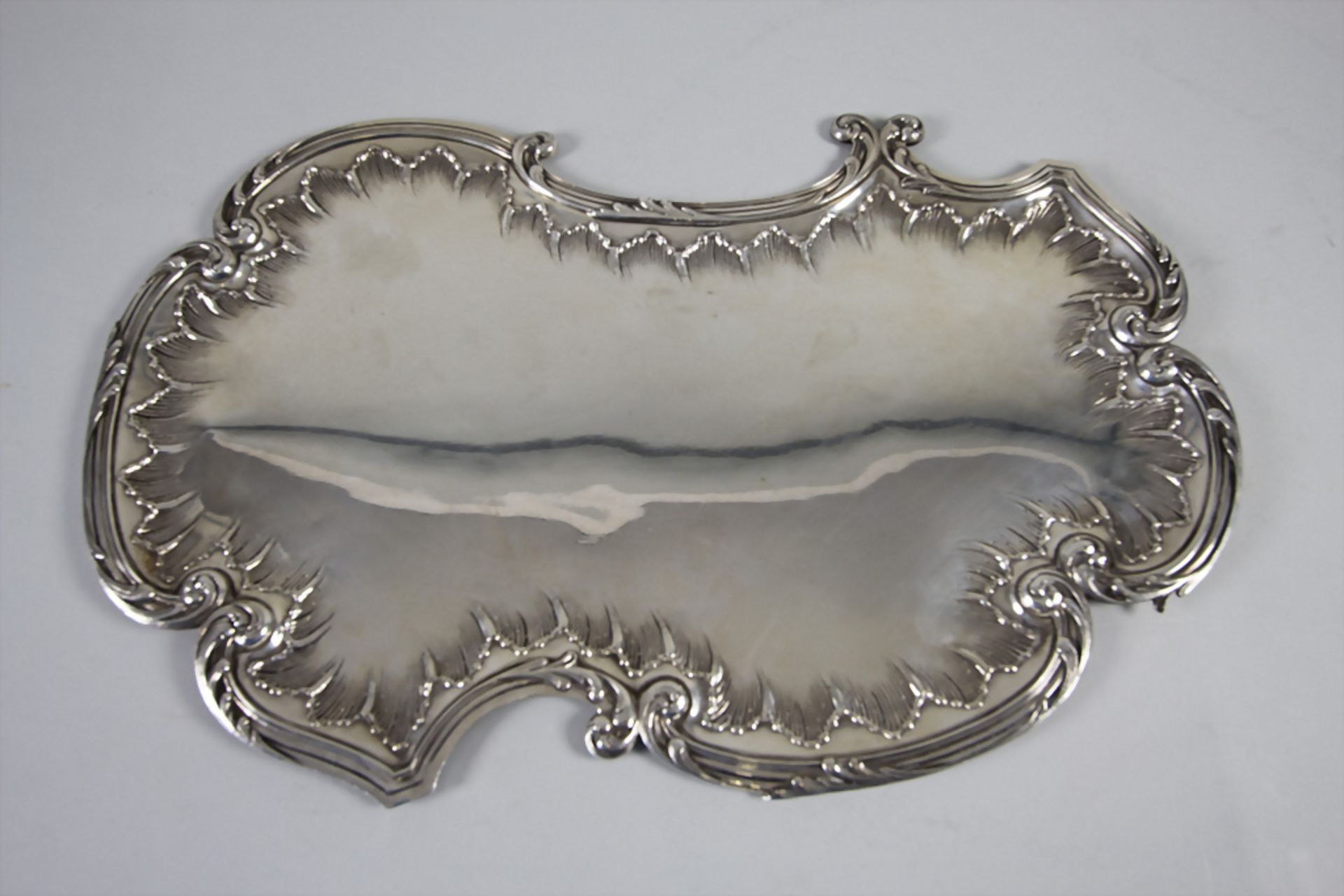 Großes Rokoko Tablett / A large Rococo silver tray, Alphonse Debain, Paris, nach 1883