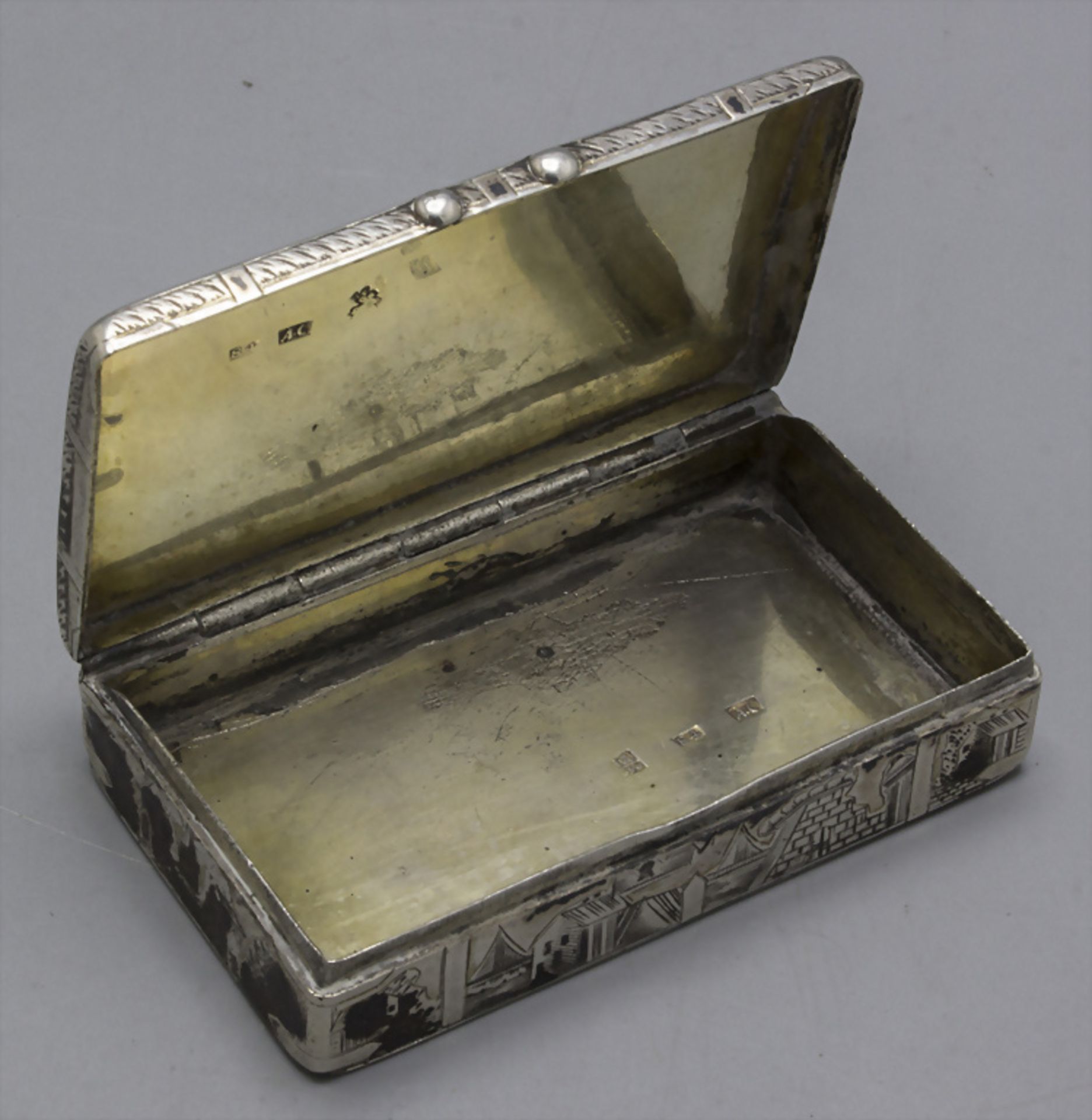 Tabatiere / A silver snuffbox, Moskau/Moscow, 1826 - Bild 5 aus 11