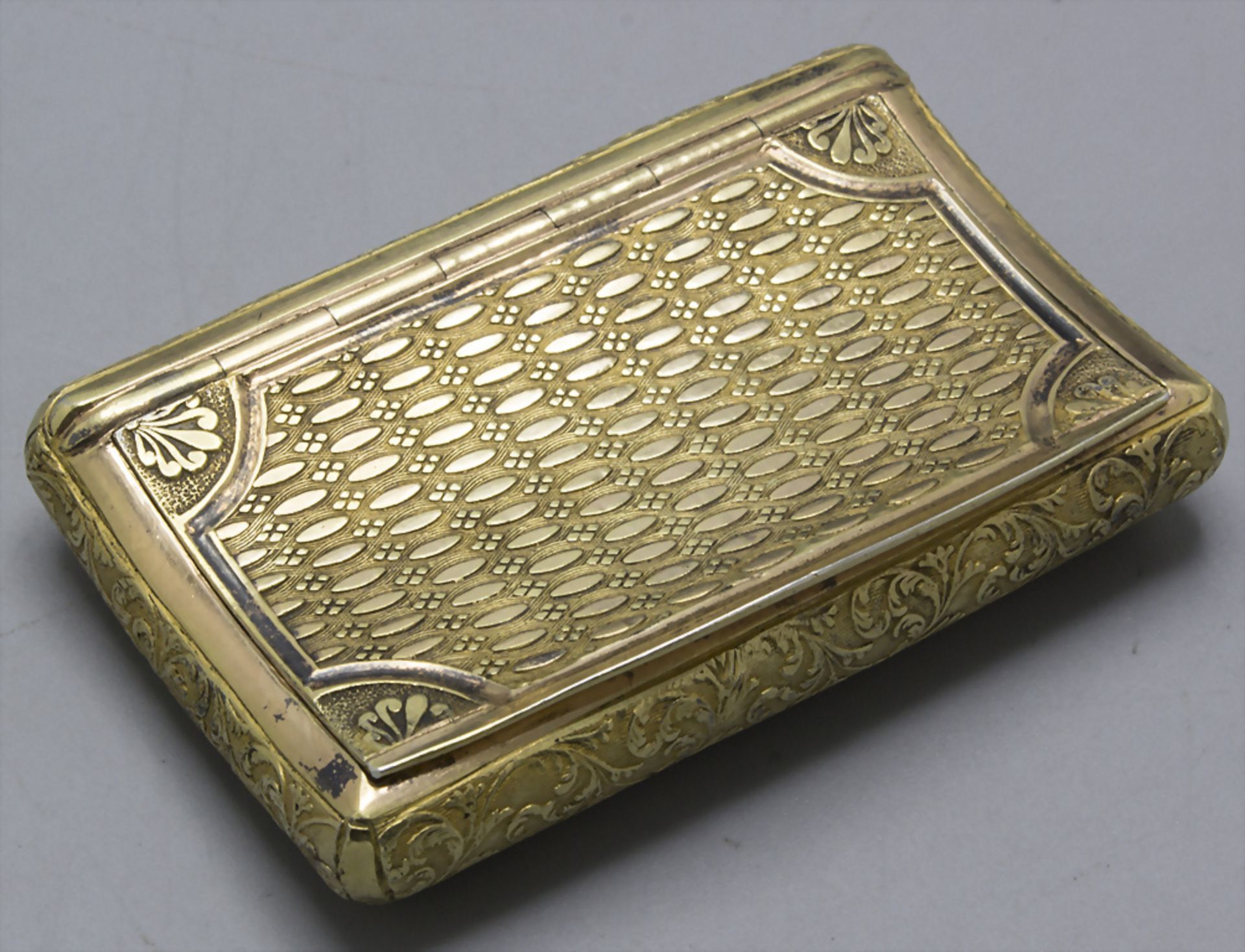 Tabatiere / A gilded silver snuff box, Jean Cheroux, Paris, 1827-1839