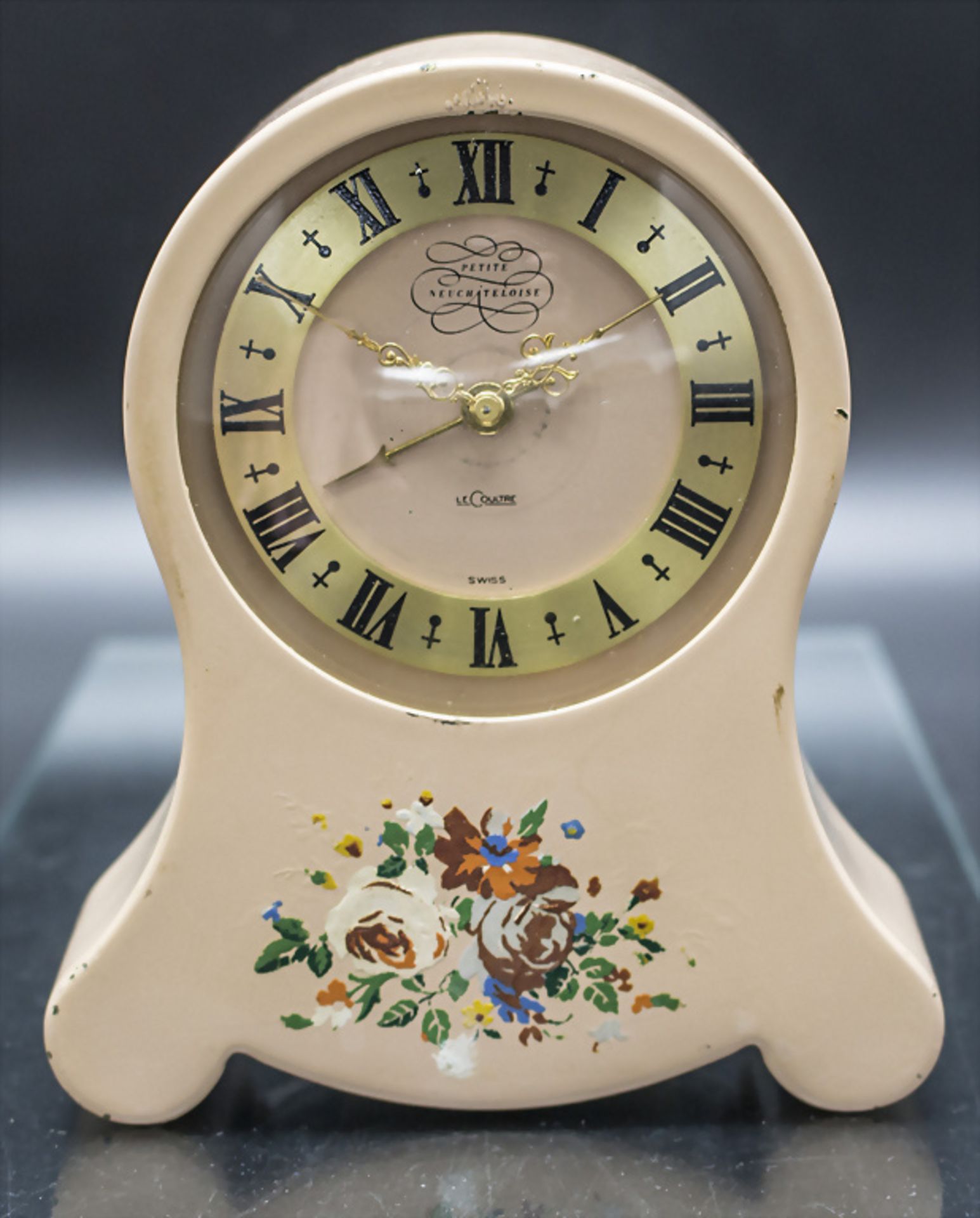 Vintage Jaeger Le Coultre Musikwecker / Vintage Jaeger Le Coultre musical alarm clock, ... - Image 2 of 7