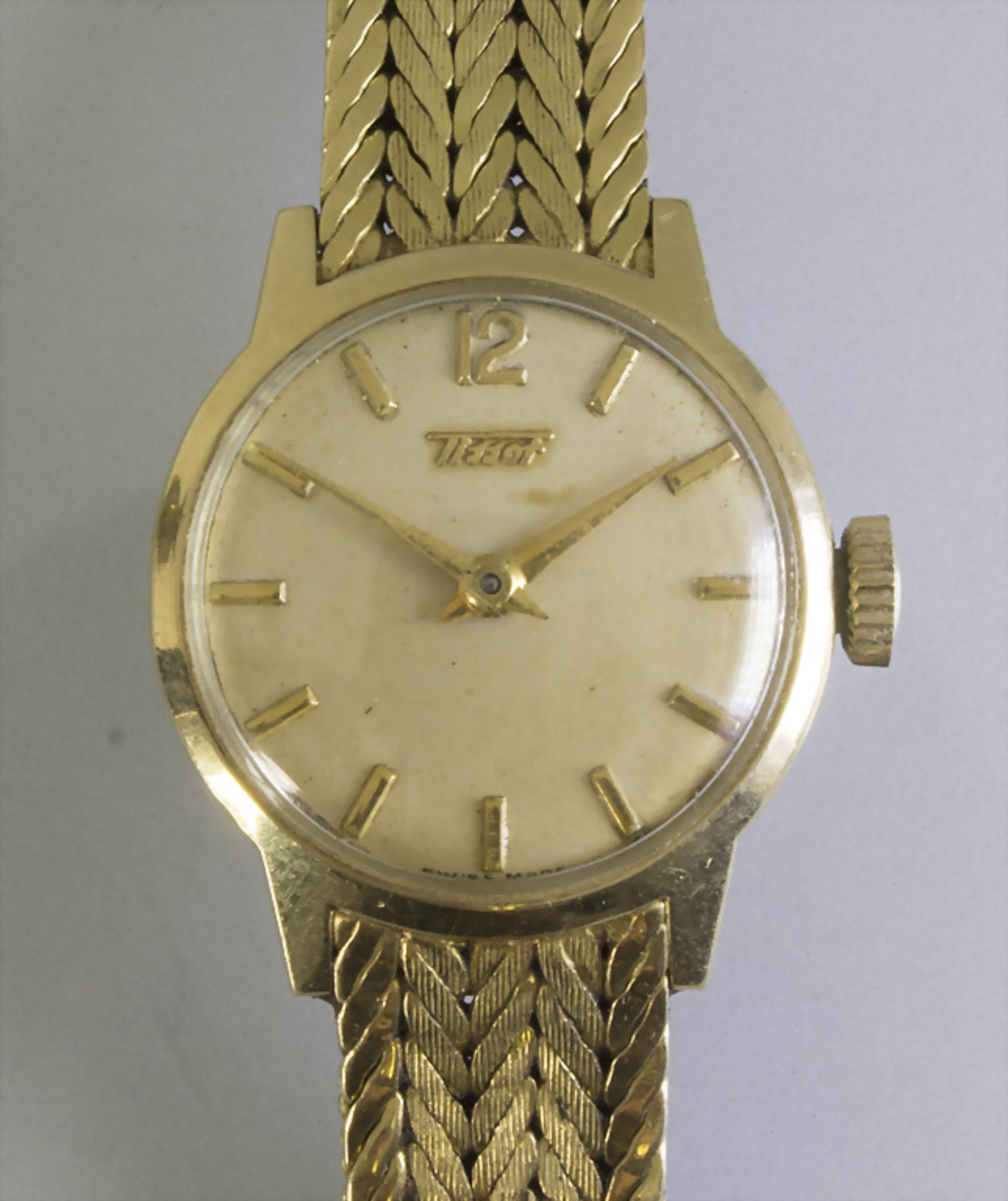 Damenarmbanduhr in Gold / An 18k gold ladies wristwatch, Tissot, Schweiz, um 1960