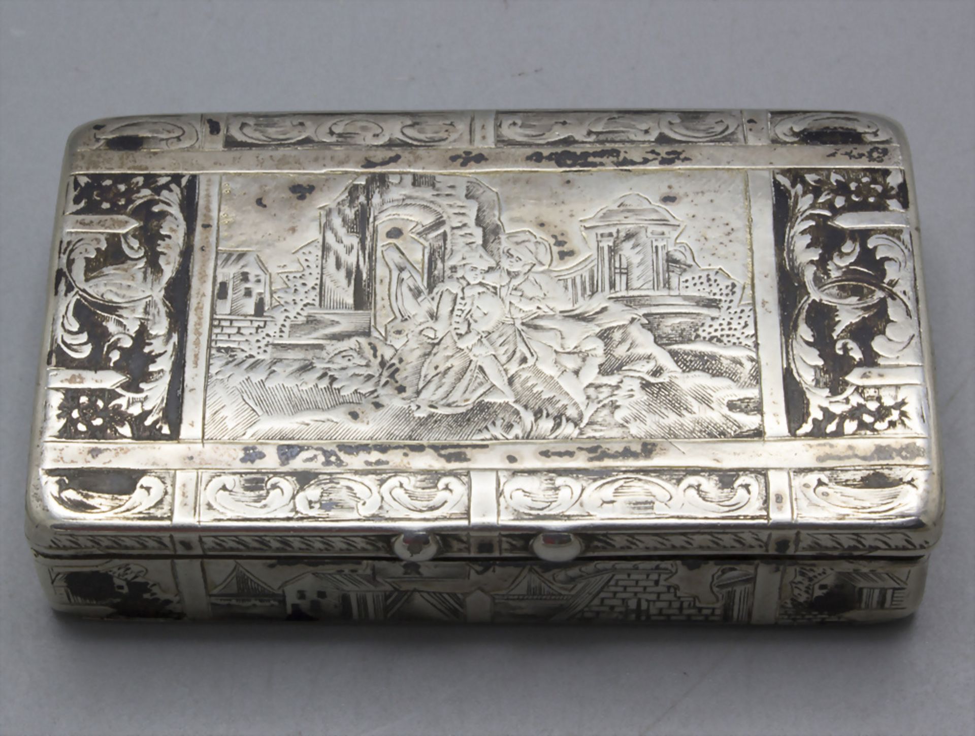 Tabatiere / A silver snuffbox, Moskau/Moscow, 1826