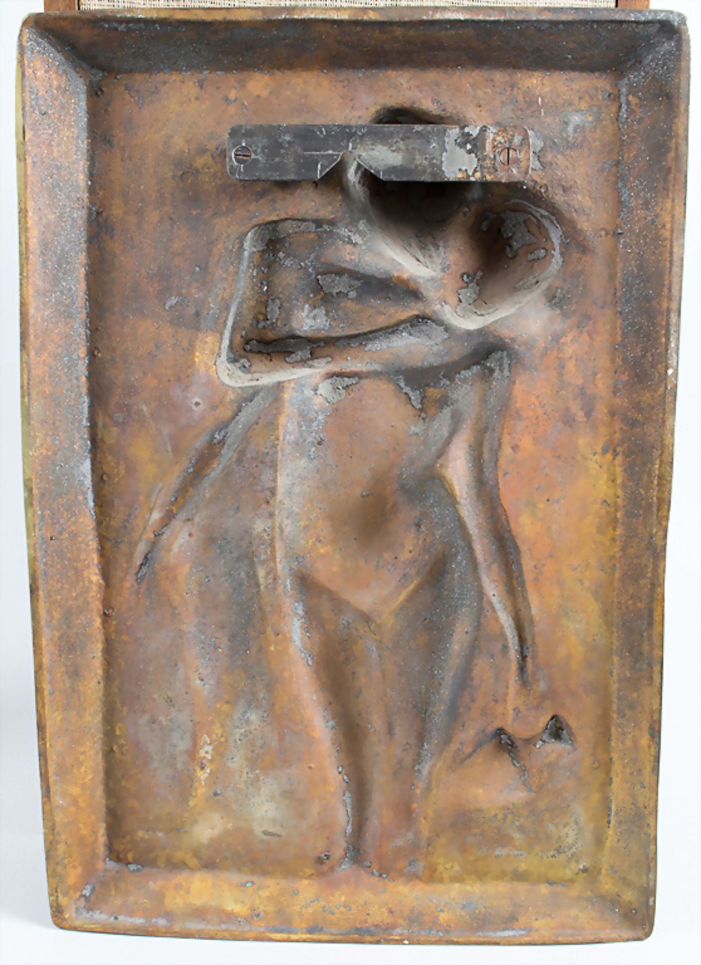 Josef LIMBURG (1874-1955), Jugendstil Bronzeplastik im Hochrelief 'Liebende', um 1910 - Image 2 of 5