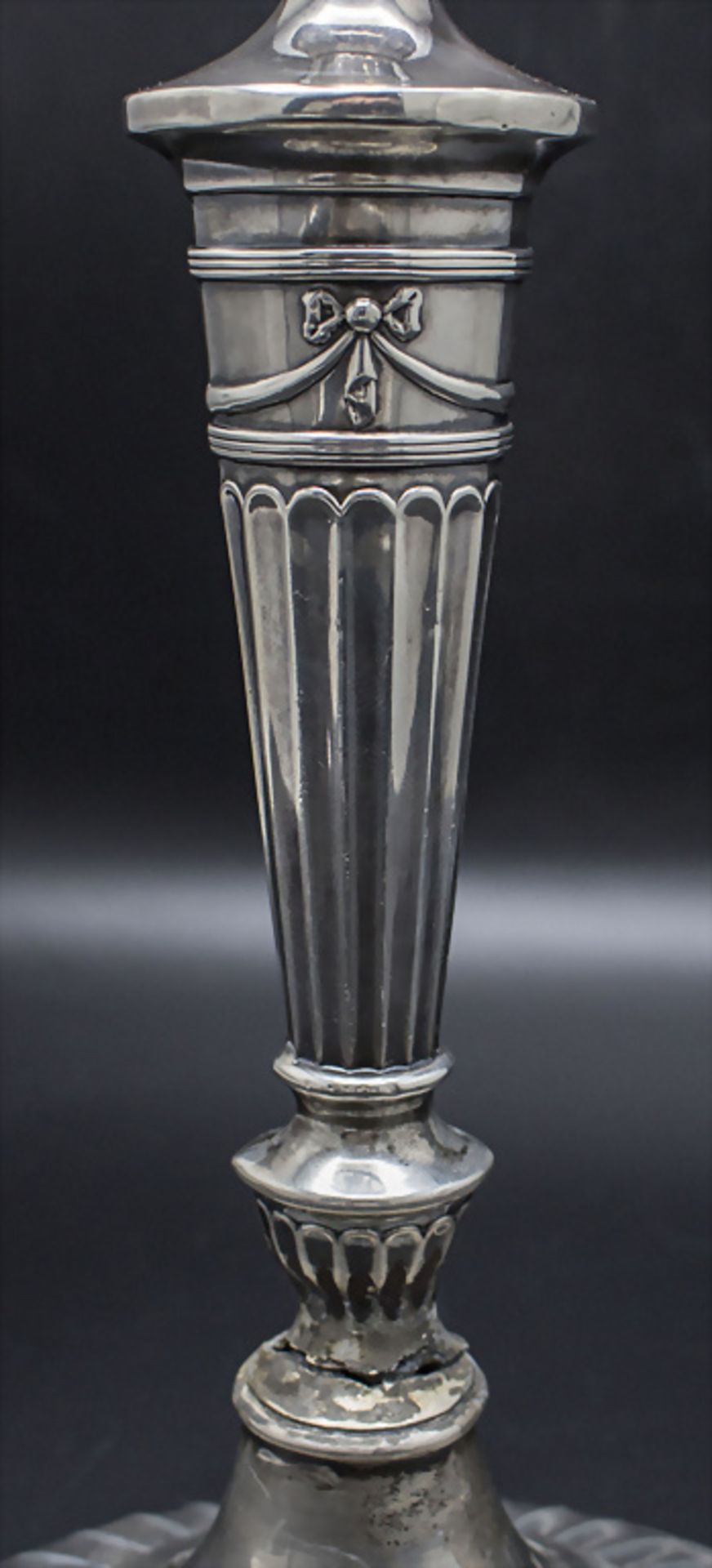 Kerzenleuchter / A silver candlestick, Daniel & John Wellby, London, 1899 - Bild 3 aus 6