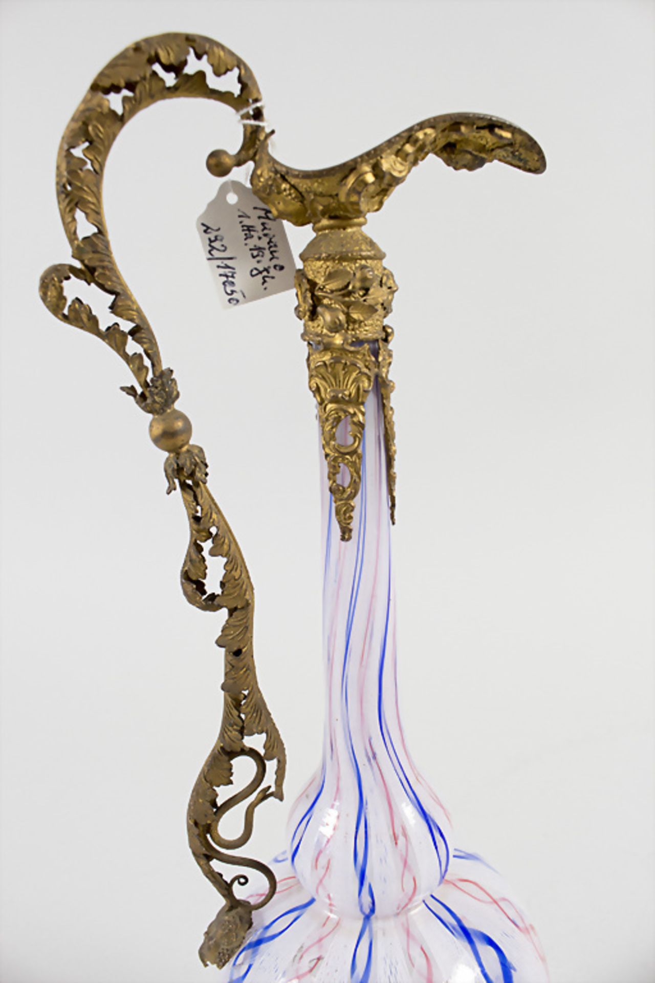 Seltene Henkelkrugvase / A rare vase with handles, Murano, 1. Hälfte 19. Jh. - Bild 3 aus 11
