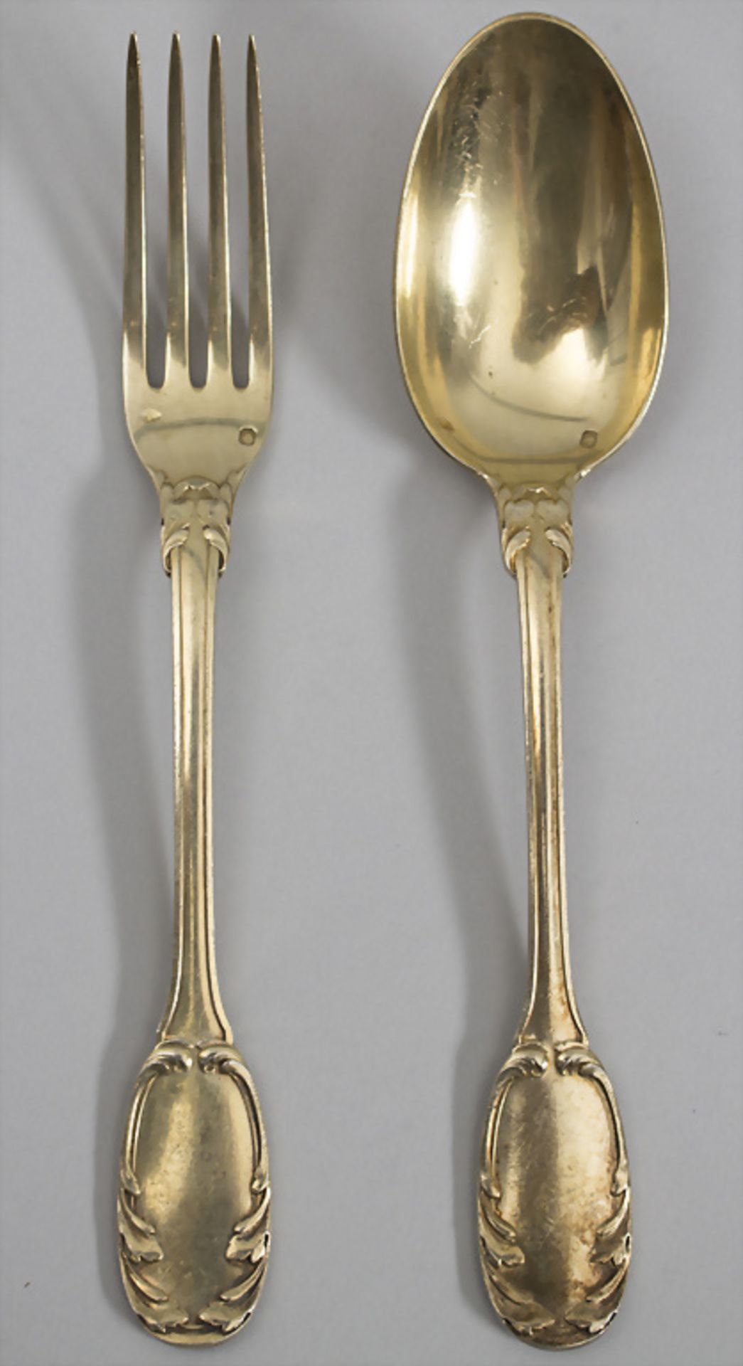 Jugendstil Silberbesteck für 16 Personen / 32 pieces of silver cutlery, Robert Linzeler, ... - Image 2 of 7