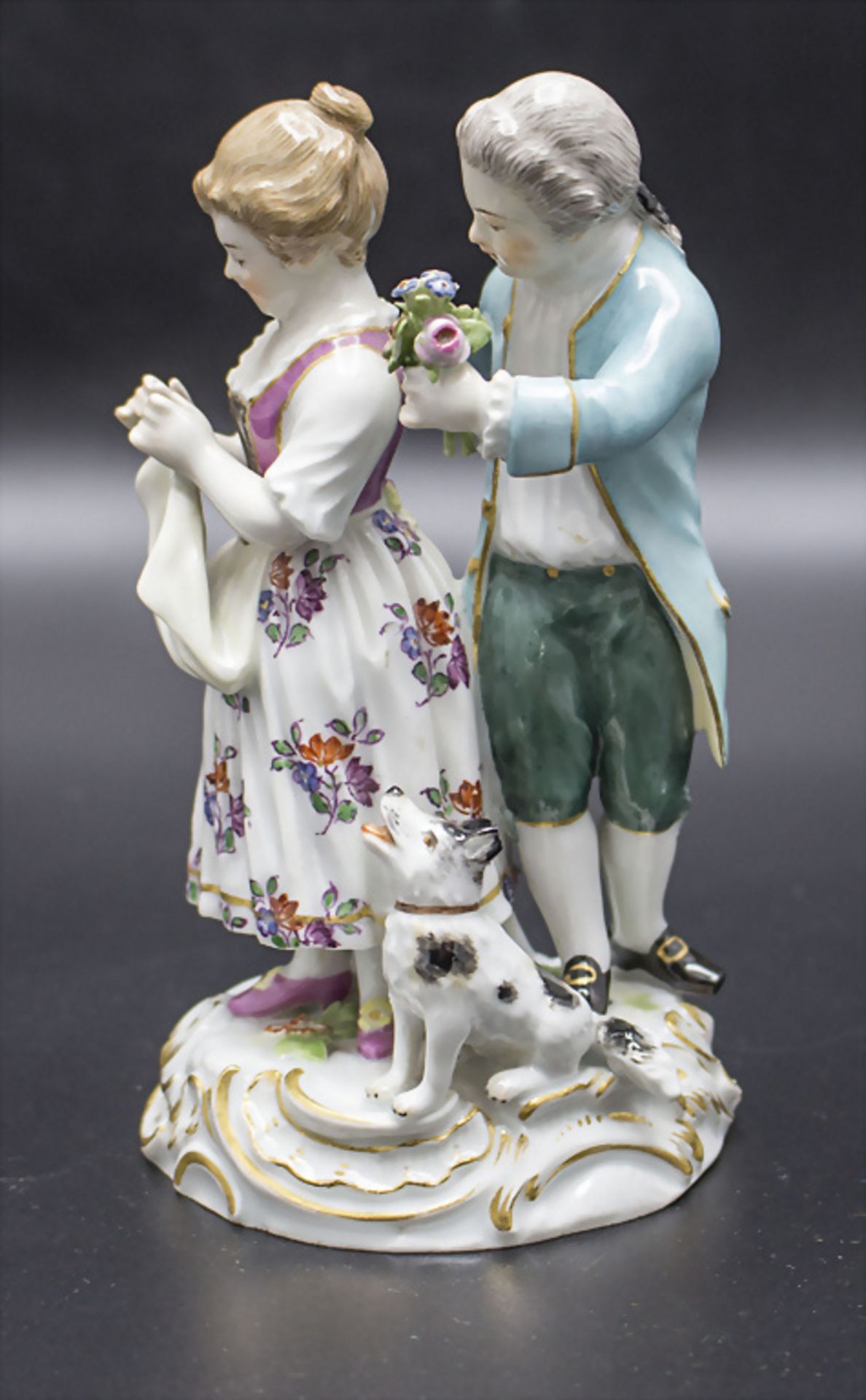 Figurengruppe 'Die Hartnäckige' / A figure group 'The persistent', Meissen, um 1900 - Bild 2 aus 7