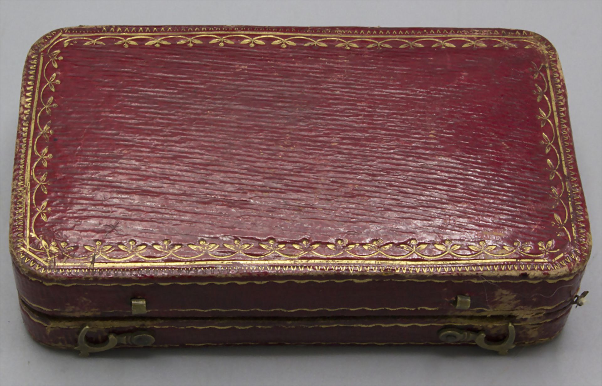 Tabatiere / Schnupftabakdose / An 18k gold snuff box, Genf / Geneve, um 1790 - Bild 11 aus 13