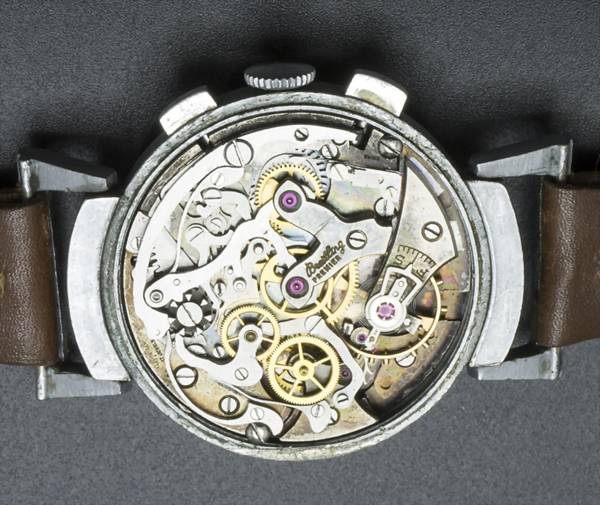 Chronograph Breitling Premier, Genf / Geneve, um 1940 - Image 3 of 5