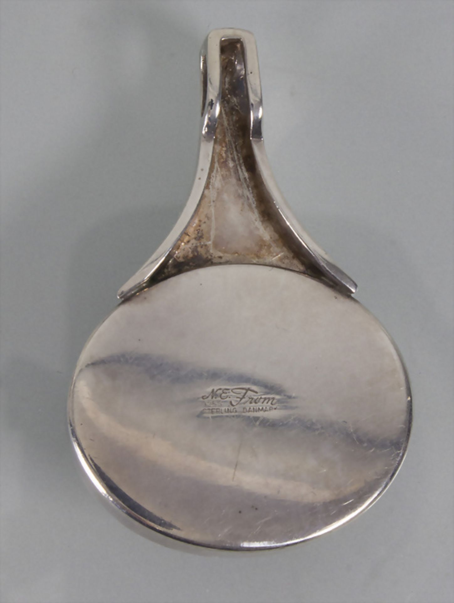 Design Anhänger mit Schmuckstein / A Sterling silver designer pendant, N.E. From, ... - Image 2 of 3