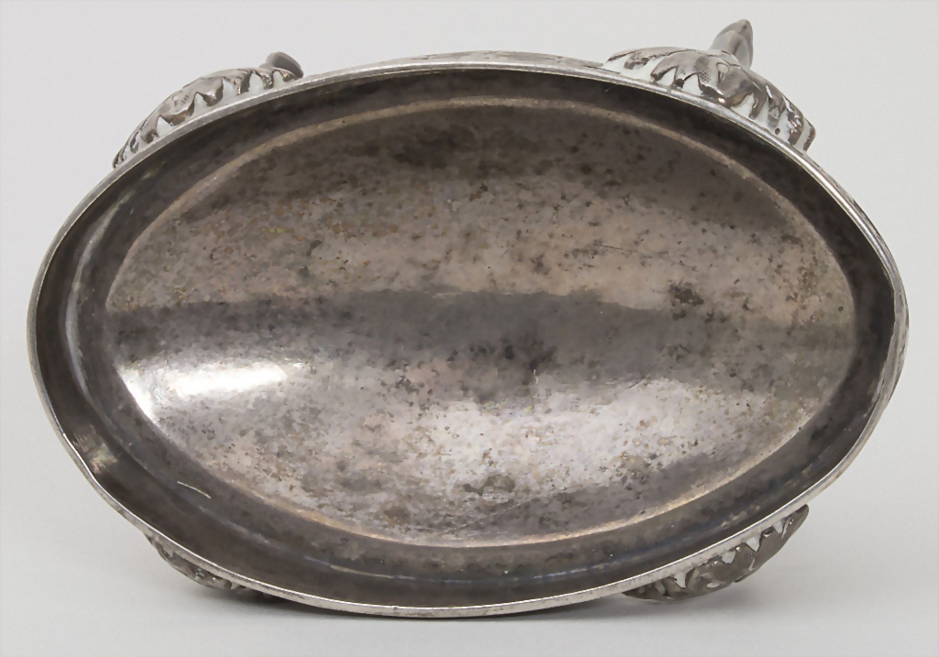 Empire Saliere / An Empire silver open salt, IG Sedelmayer, Wien, um 1807 - Bild 5 aus 8