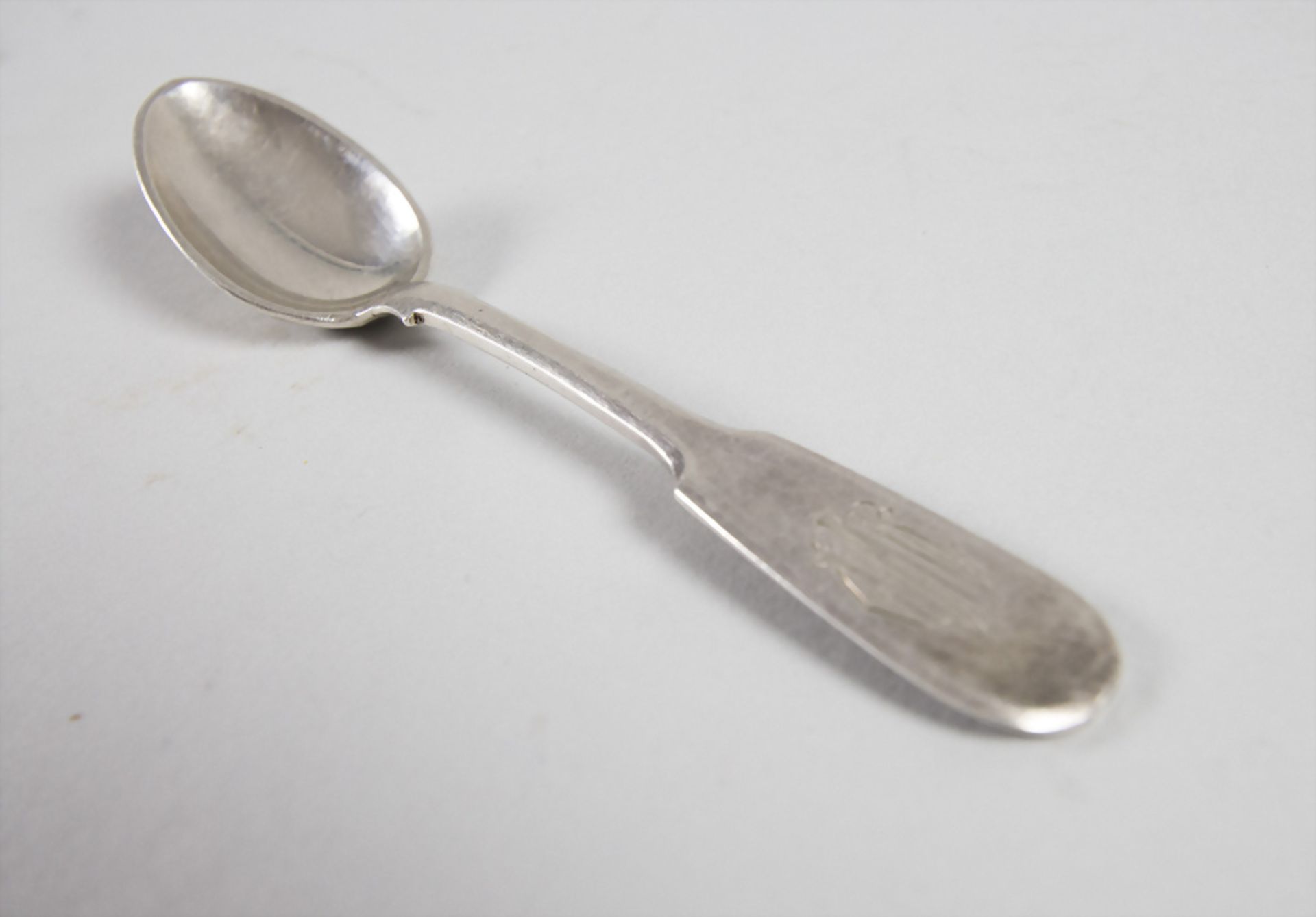 6 Mokkalöffel / 6 silver mocha spoons, wohl Nikolai Pavlovich Pavlov, Moskau / Moscow, 1896 - Image 3 of 4