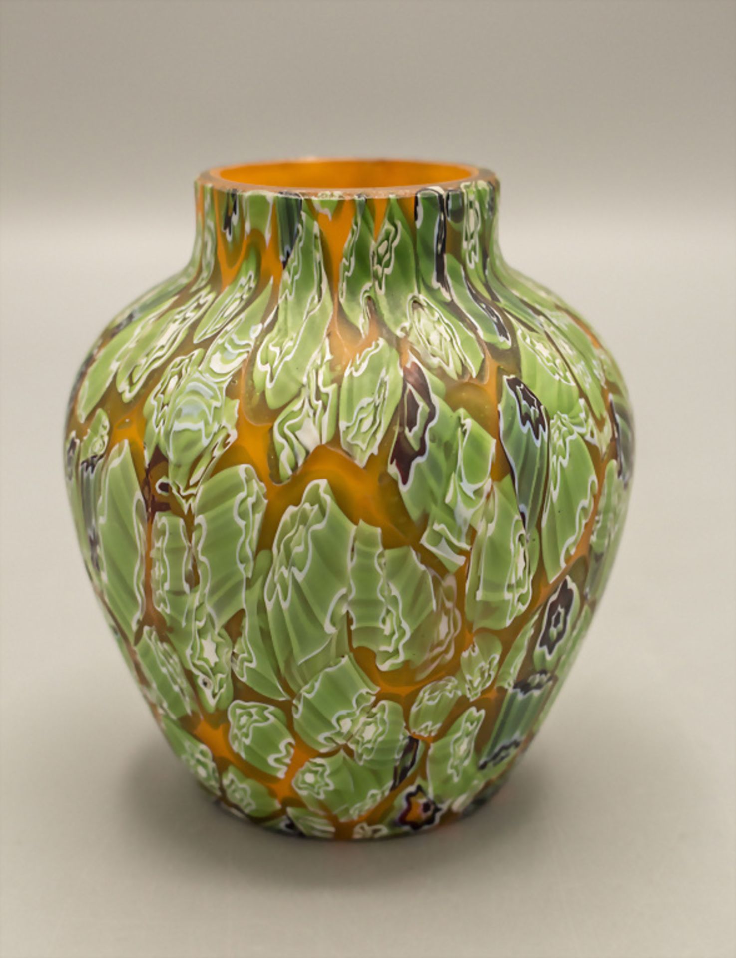 Miniaturväschen / A miniature glass vase, Murano, Aureljano & Toso, um 1915