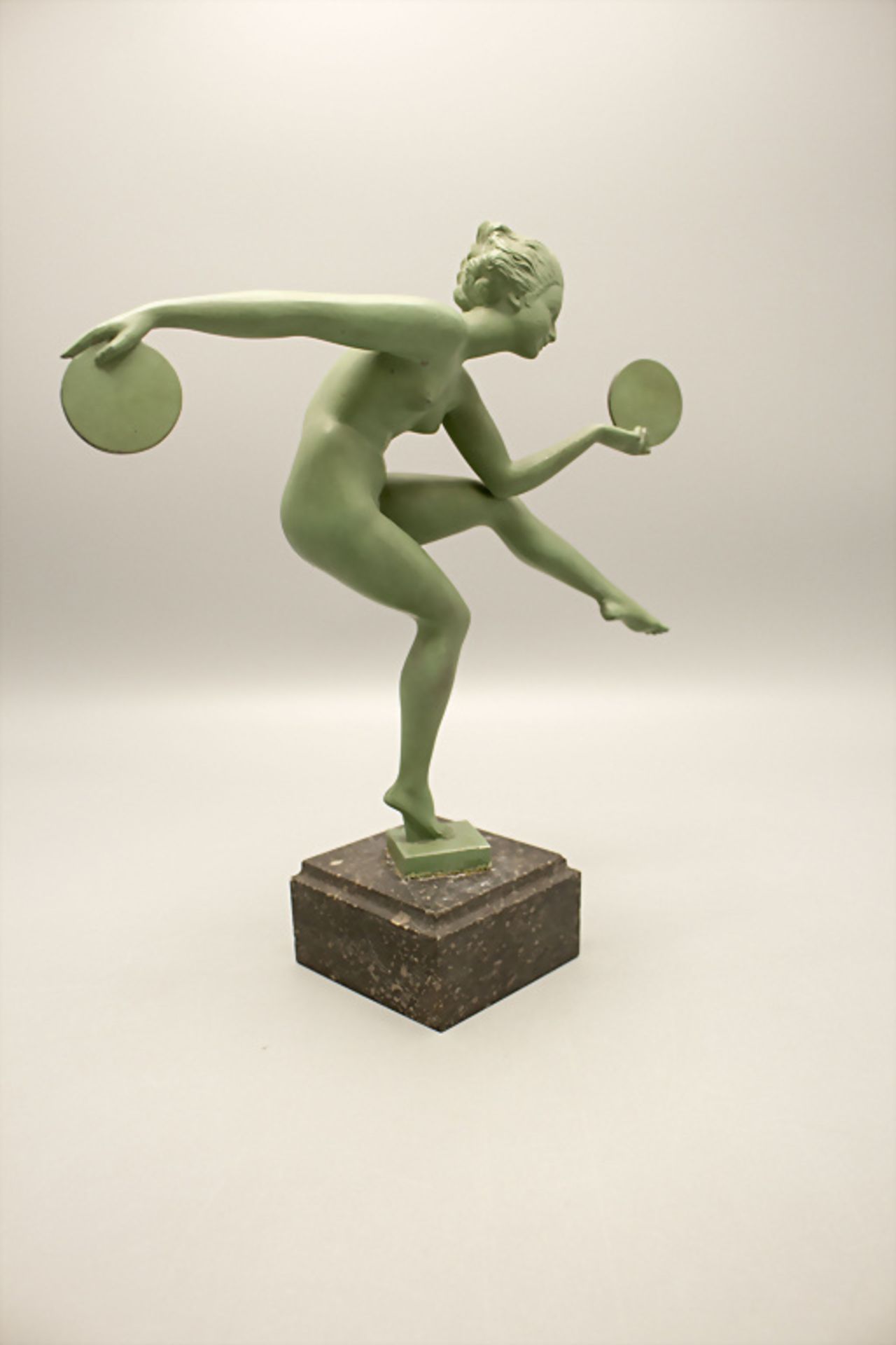 Marcel André Bouraine (1886-1948), Art Déco Plastik 'Heidnischer Tanz' / An Art Deco sculpture ... - Image 5 of 6