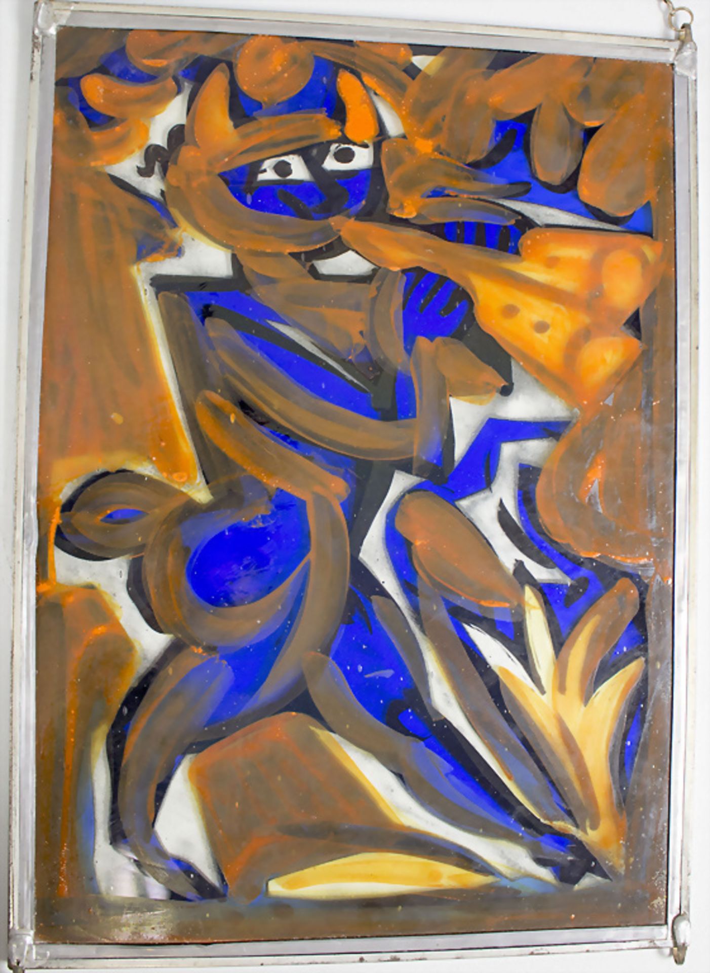 Glasbild / A glass picture, Hans Weidmann (1918-1997), Basel - Bild 3 aus 4