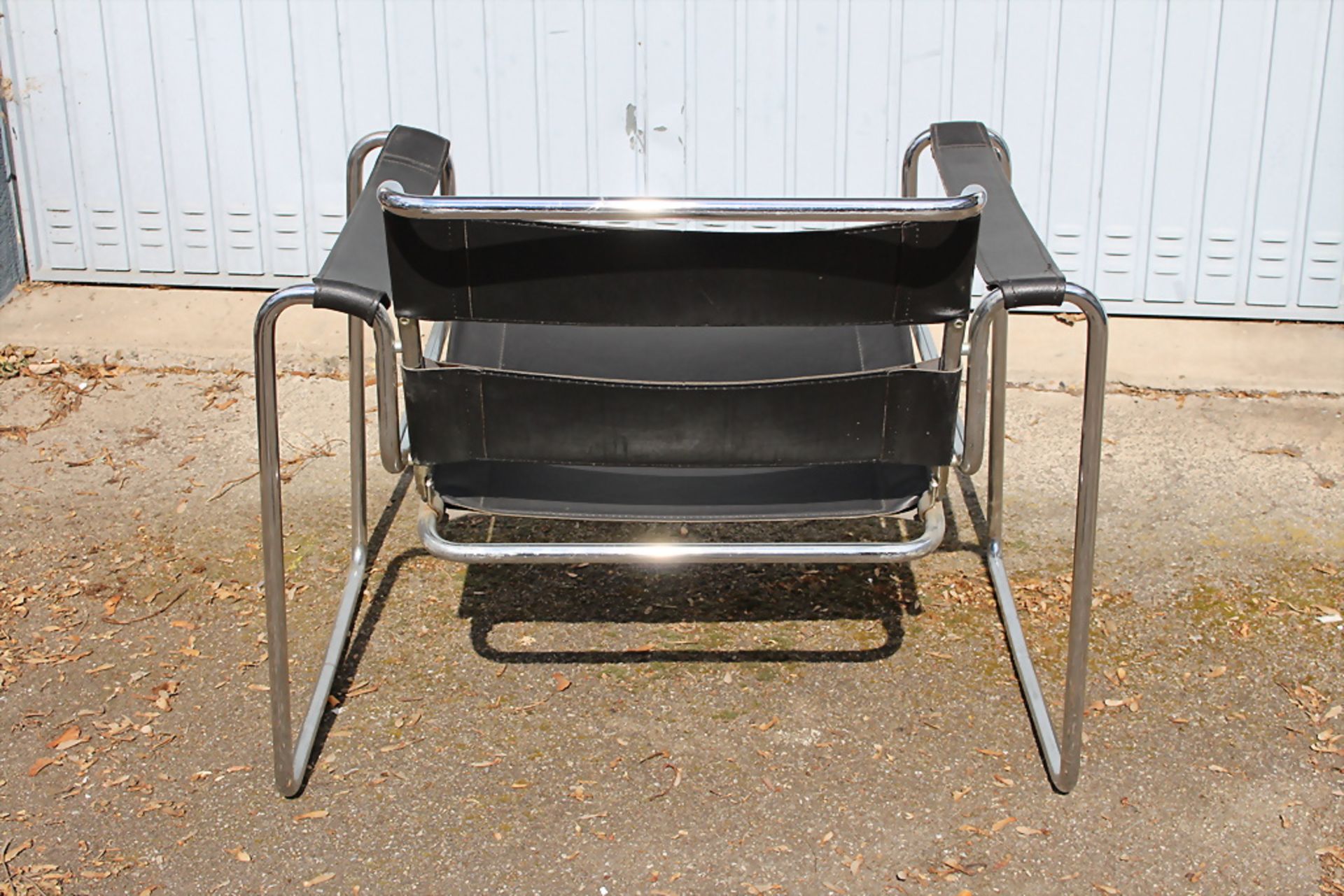 (2/3) Armlehnstuhl im Stil des 'Wassily-Chair' von Marcel Breuer, Bauhausklassiker / A chair ... - Image 3 of 10