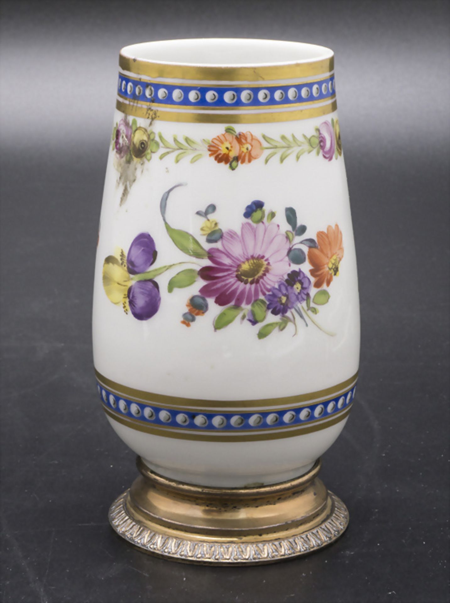 Vase mit Silbermontur / A vase with silver mount, Frankreich, um 1880 - Image 3 of 7