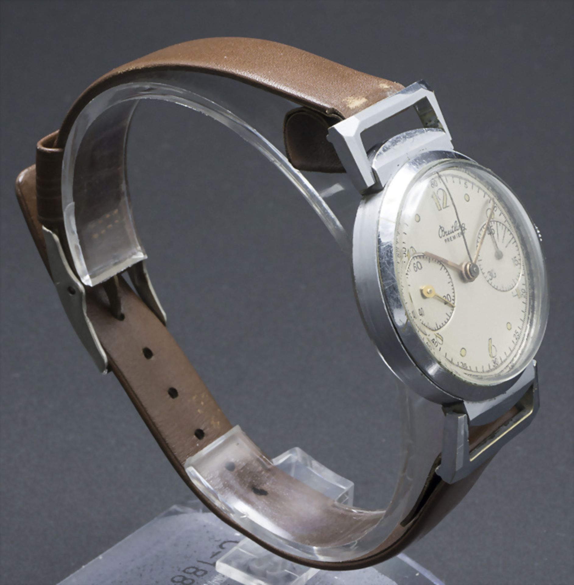 Chronograph Breitling Premier, Genf / Geneve, um 1940 - Bild 5 aus 5