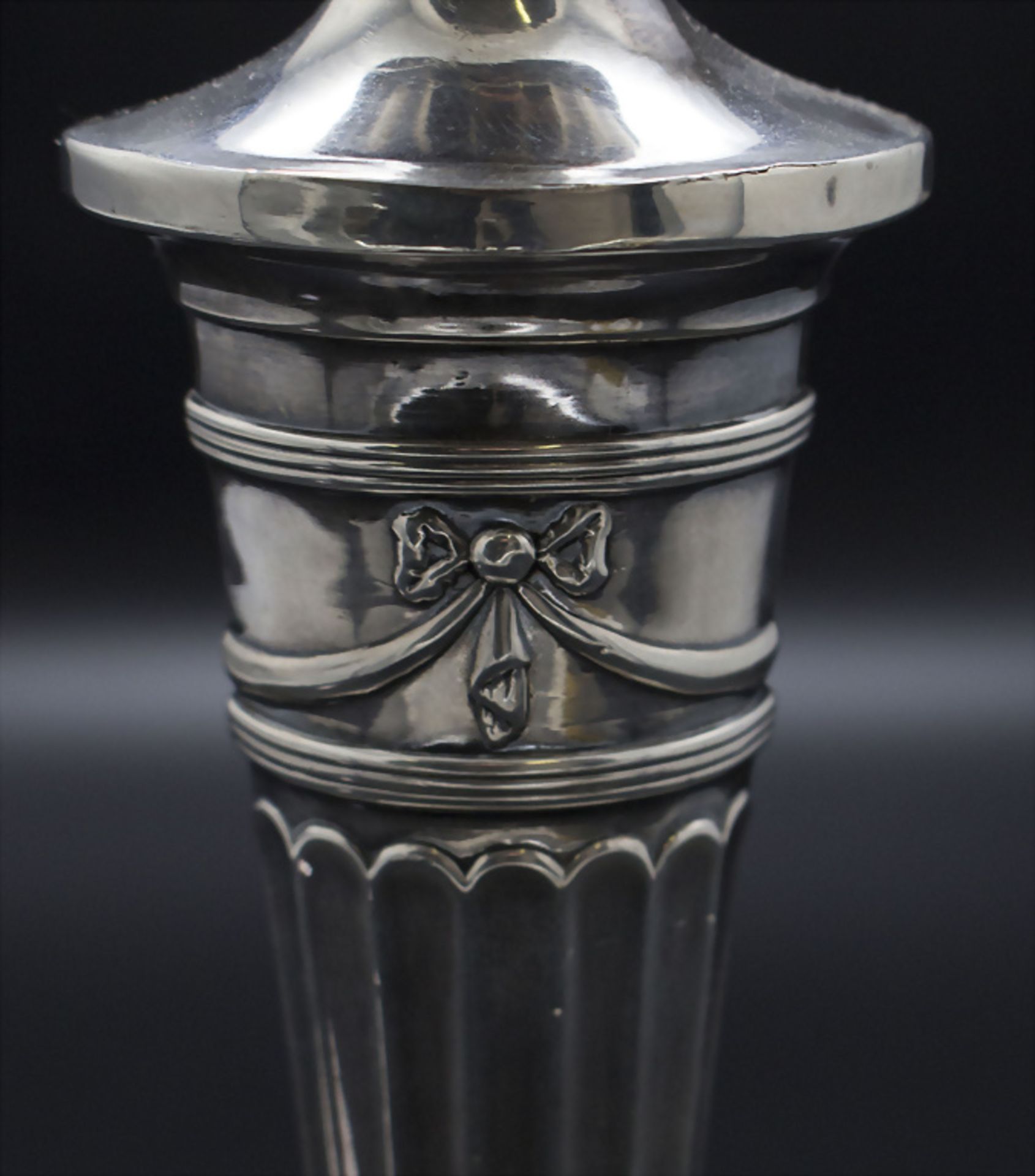 Kerzenleuchter / A silver candlestick, Daniel & John Wellby, London, 1899 - Bild 5 aus 5