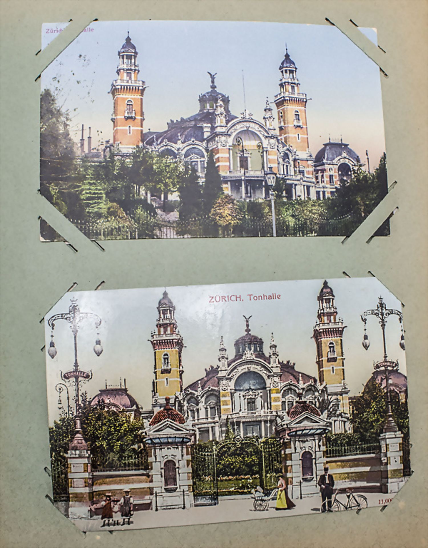 Postkartenalbum mit Schweizer Motiven / A postcard album with Swiss motifs, 19./20. Jh. - Image 3 of 4