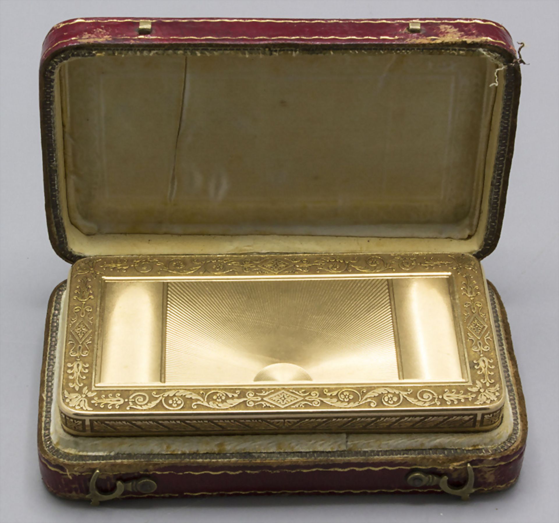 Tabatiere / Schnupftabakdose / An 18k gold snuff box, Genf / Geneve, um 1790 - Bild 3 aus 13