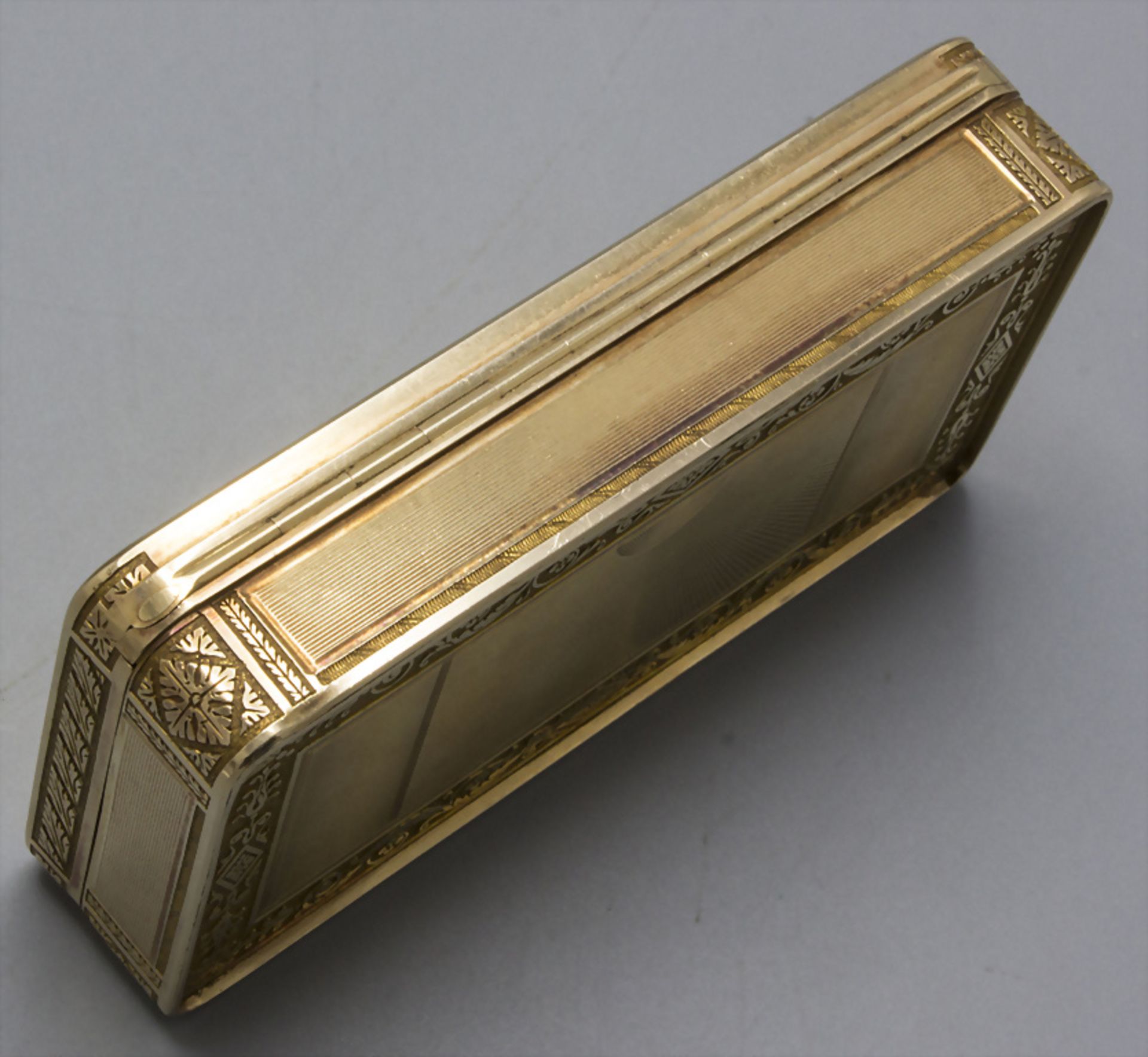 Tabatiere / Schnupftabakdose / An 18k gold snuff box, Genf / Geneve, um 1790 - Bild 7 aus 13