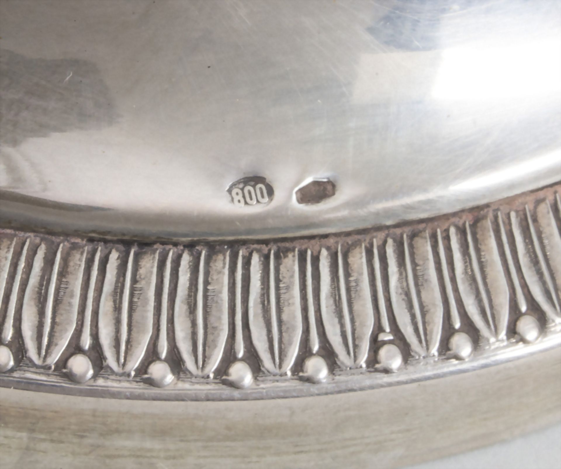 Paar Girandolen / A pair of silver girandoles, Alessandria, 20. Jh. - Bild 9 aus 9