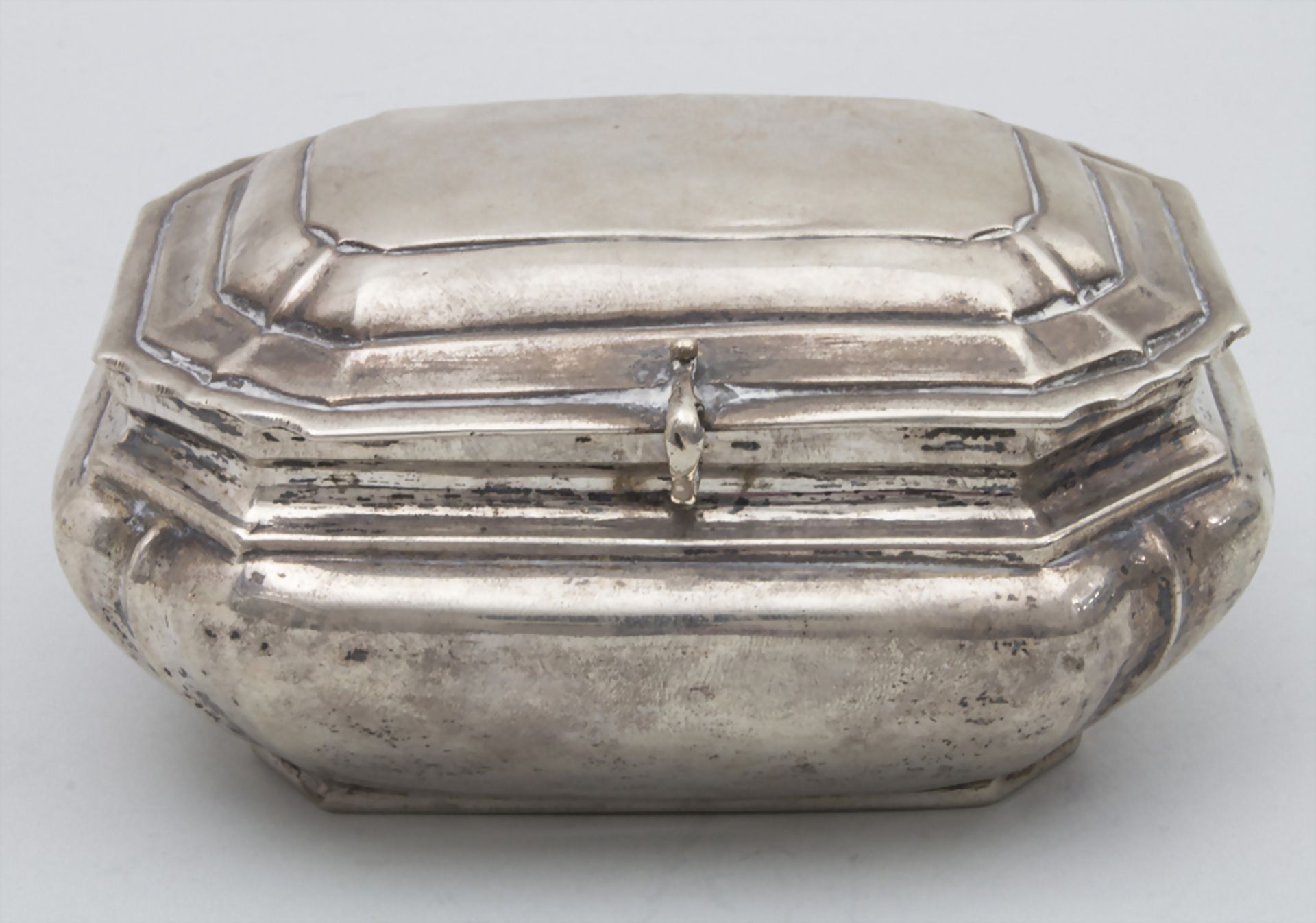 Barock Dose / A baroque silver box, Stephan Christian Wolter, Olawa / Ohlau in Schlesien, um 1725