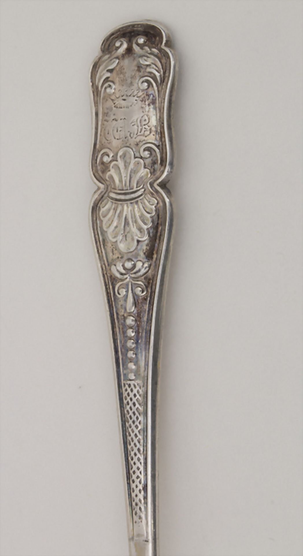 6 Teelöffel / 6 silver tea spoons, um 1800 - Bild 5 aus 6