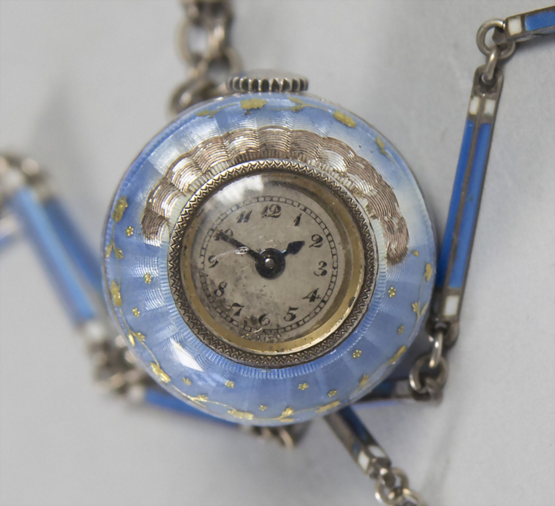 Uhrenanhänger 'Genfer Ei' / A watch pendant 'Boulle de Geneve', Lacloche Frères, Paris, ab 1912 - Bild 4 aus 5