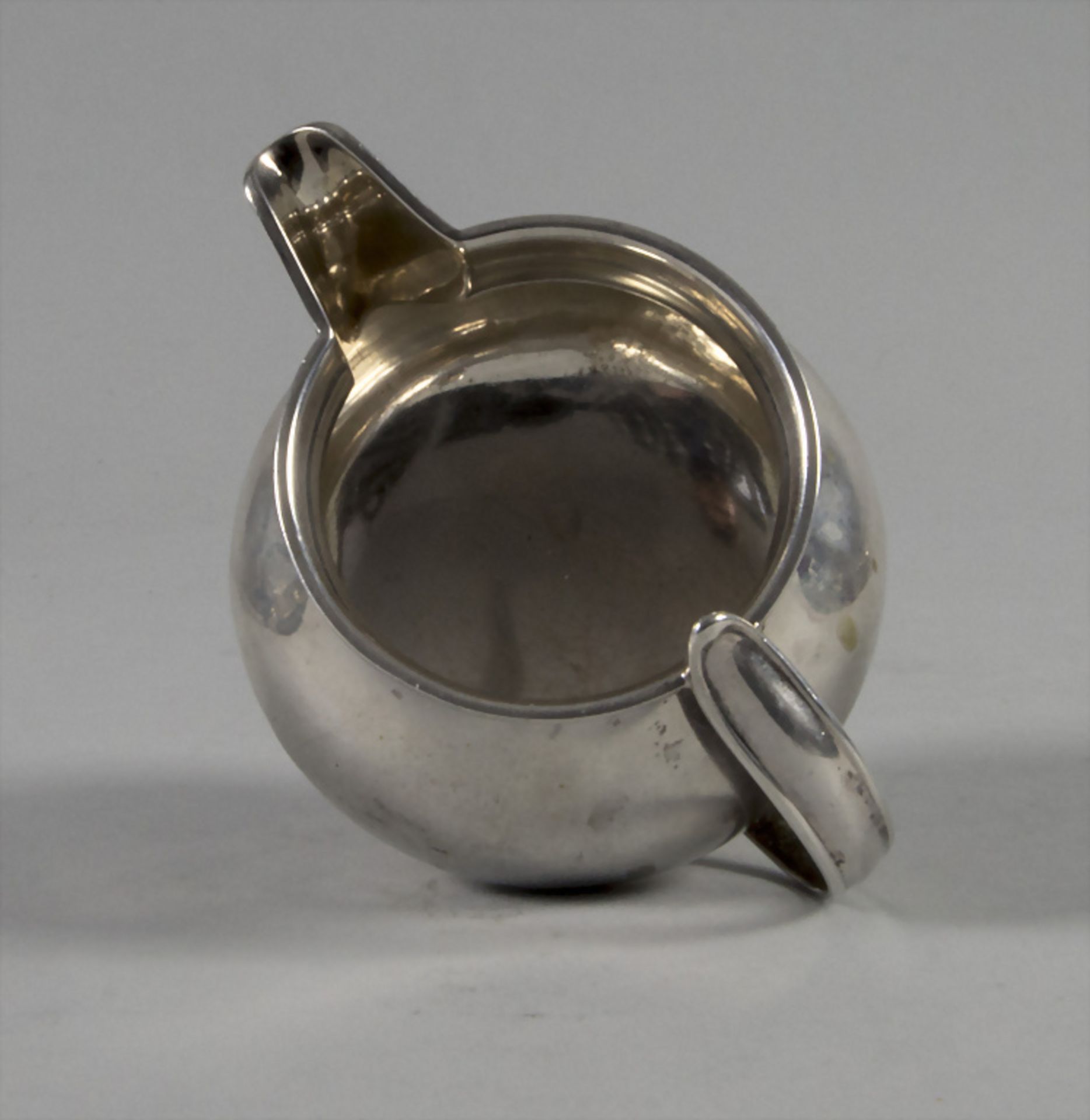 Art Déco Milchkännchen / A silver Art Deco creamer, Johannes Siggard, Dänemark, 1936 - Image 3 of 4