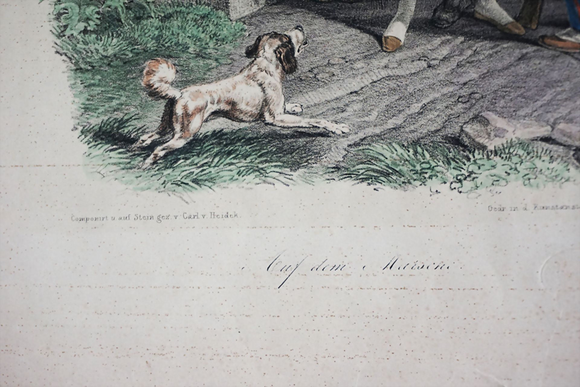 Carl von Heidek, Blatt zur Französischen Julirevolution 1830, 'En Route', 1830er - Image 4 of 4