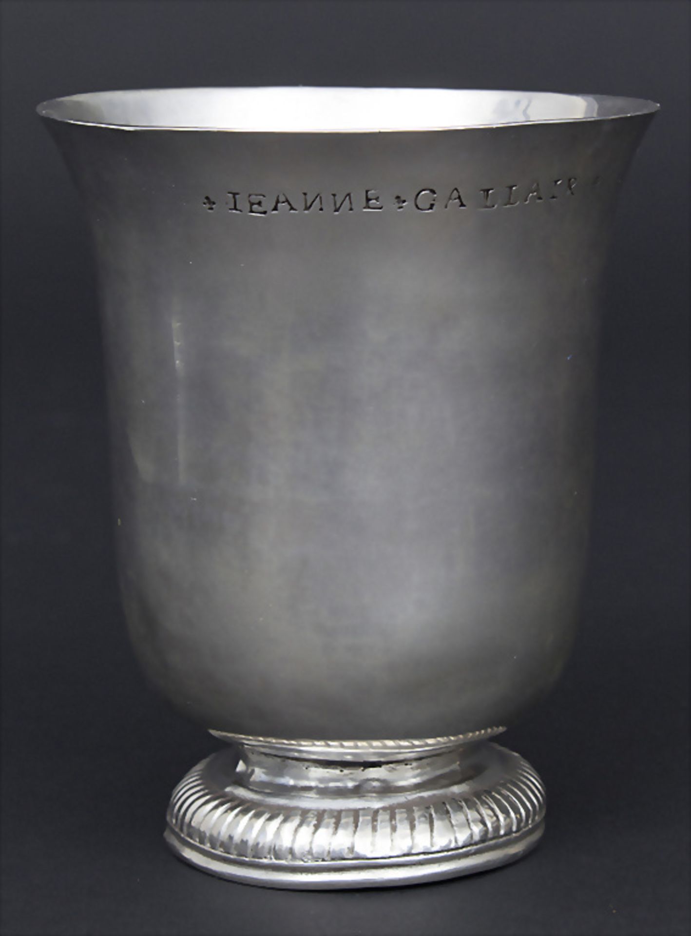 Becher / A silver beaker / goblet, Morlaix, 1742