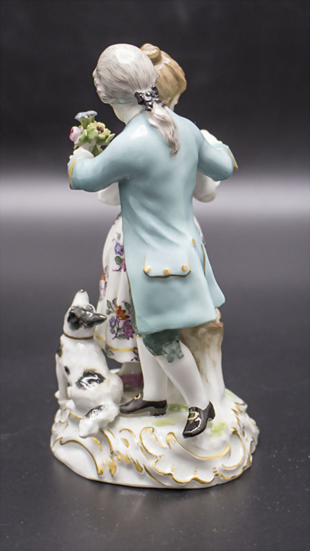 Figurengruppe 'Die Hartnäckige' / A figure group 'The persistent', Meissen, um 1900 - Bild 3 aus 7