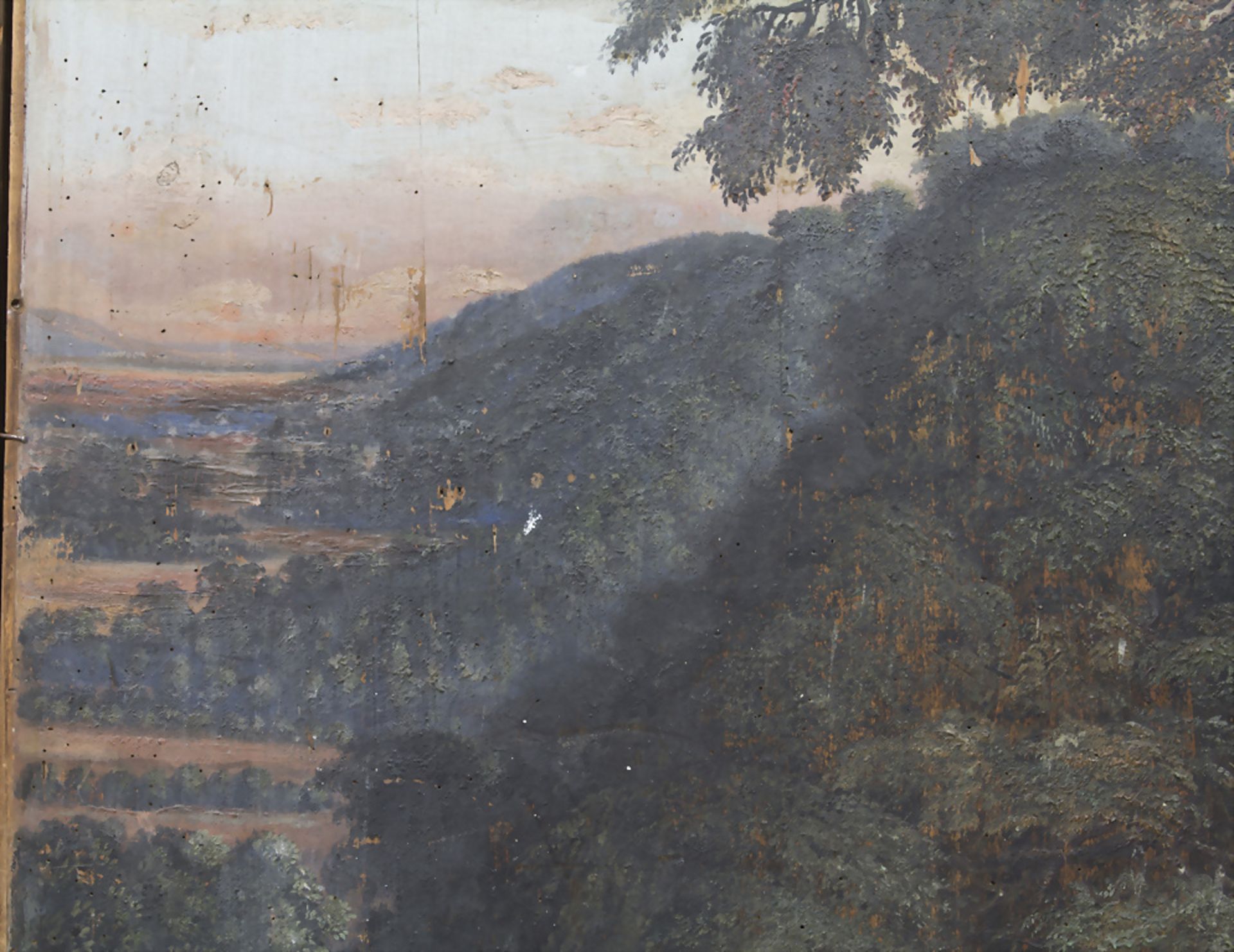 Künstler des 18. Jh., 'Hügellandschaft mit Figurenstaffage' / 'A hilly landscape with figures' - Bild 8 aus 9