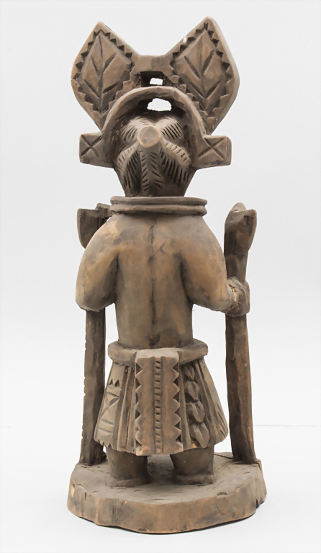 Stehende Youruba-Figur / A standing Yoruba figure, Nigeria - Bild 3 aus 7
