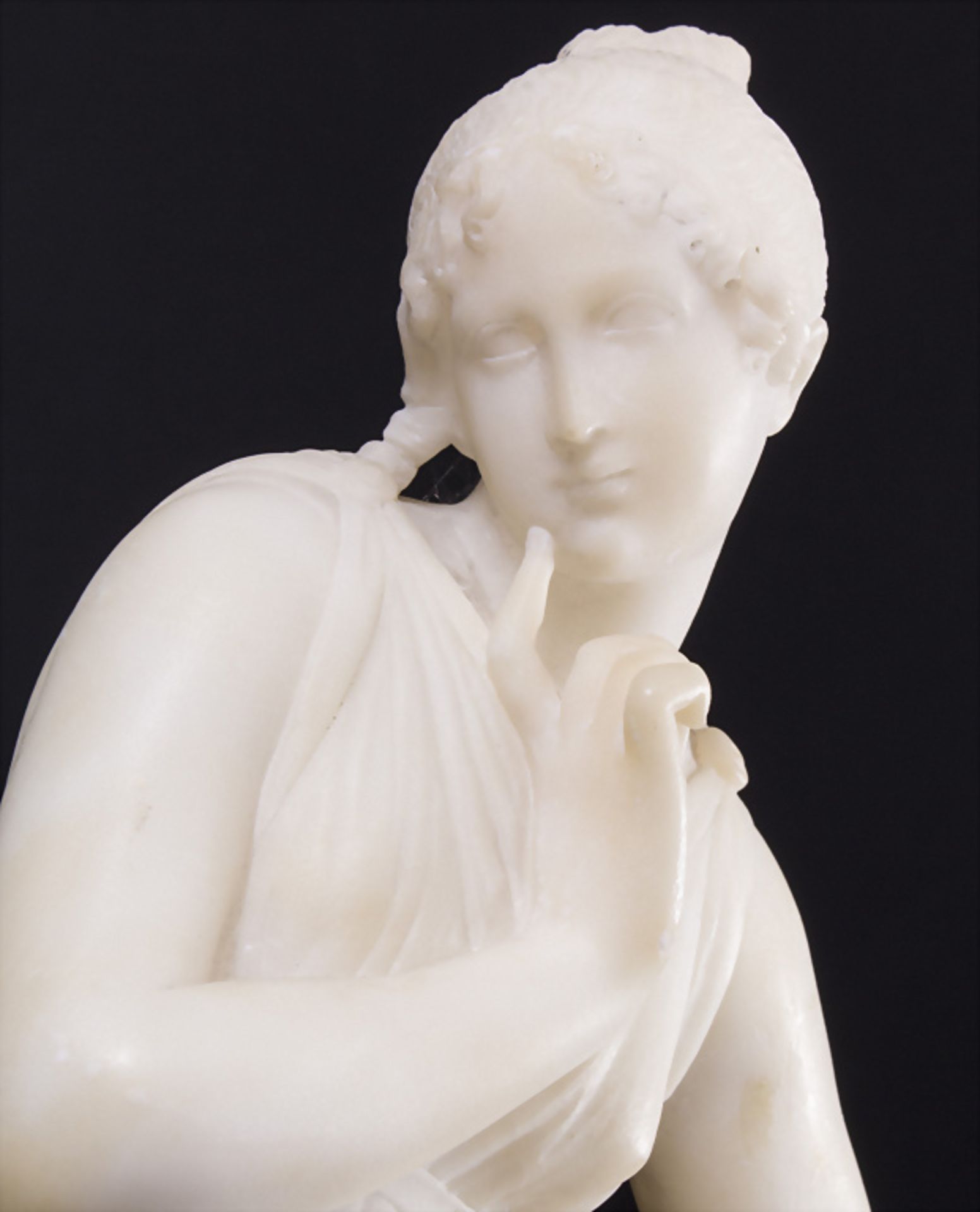 Alabaster Figur / An alabaster sculpture, Italien, um 1900 - Bild 3 aus 11