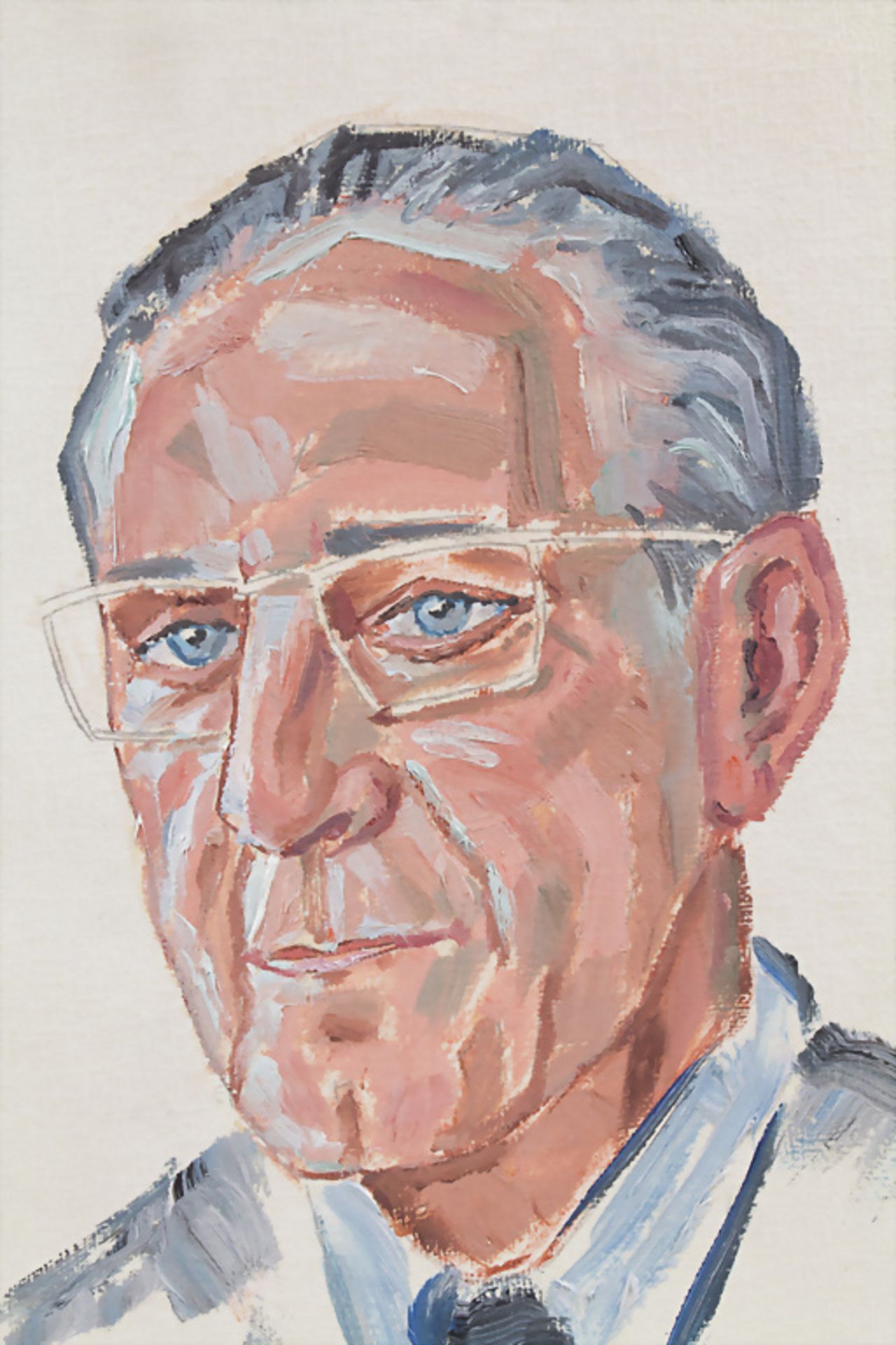 Hardy Schneider-Sato (1919-2002), Zwei Herrenporträts / Two portraits of a gentleman, 1983 - Bild 4 aus 5