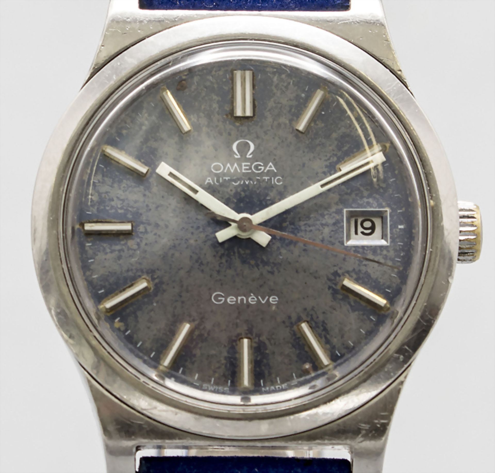 HAU Omega Genève Automatik / A men's wrist watch, Schweiz / Swiss, um 1965