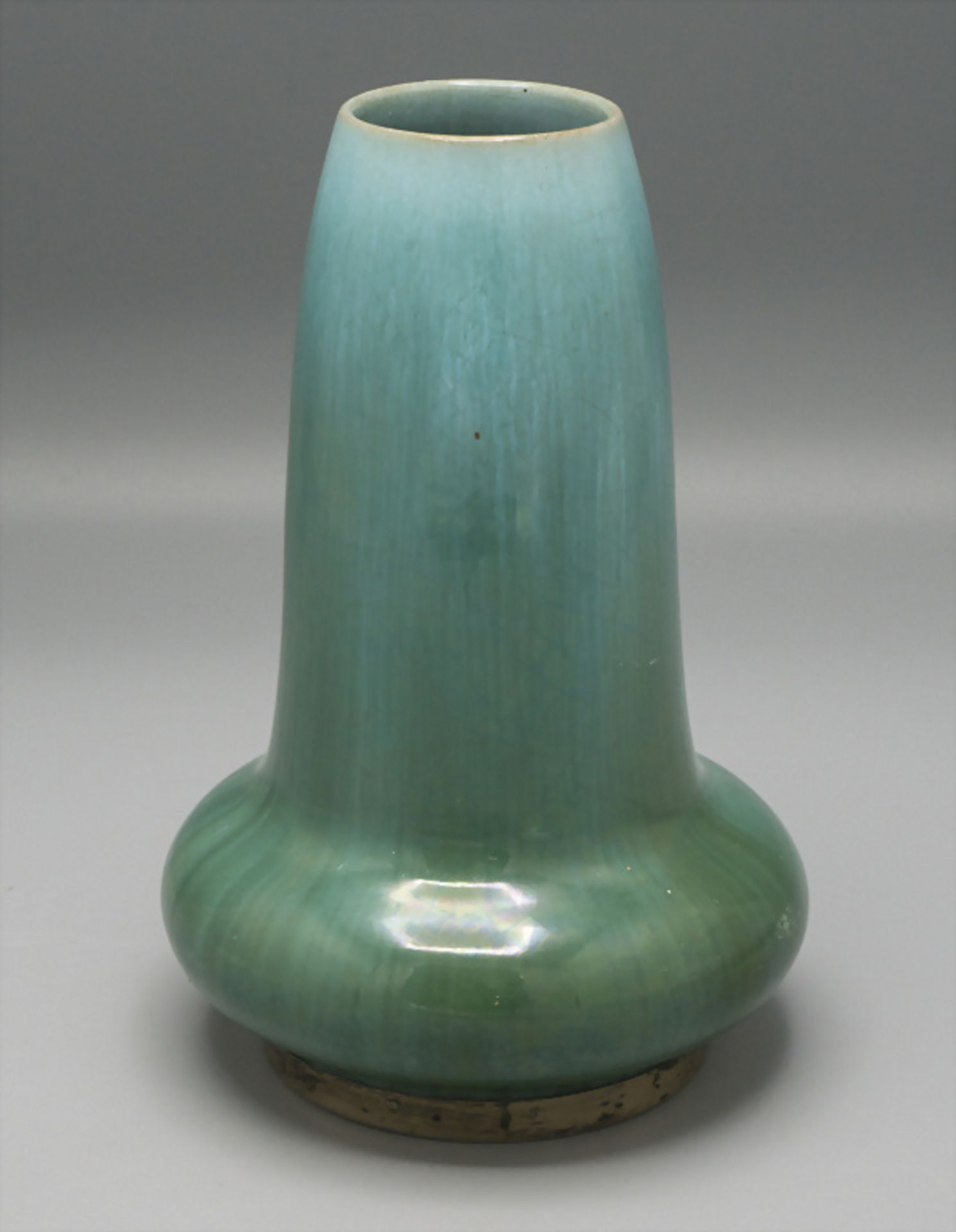 Art Déco Vase mit Silberstand / An Art Deco vase with silver base, Clément Massier, Golfe ... - Image 2 of 6