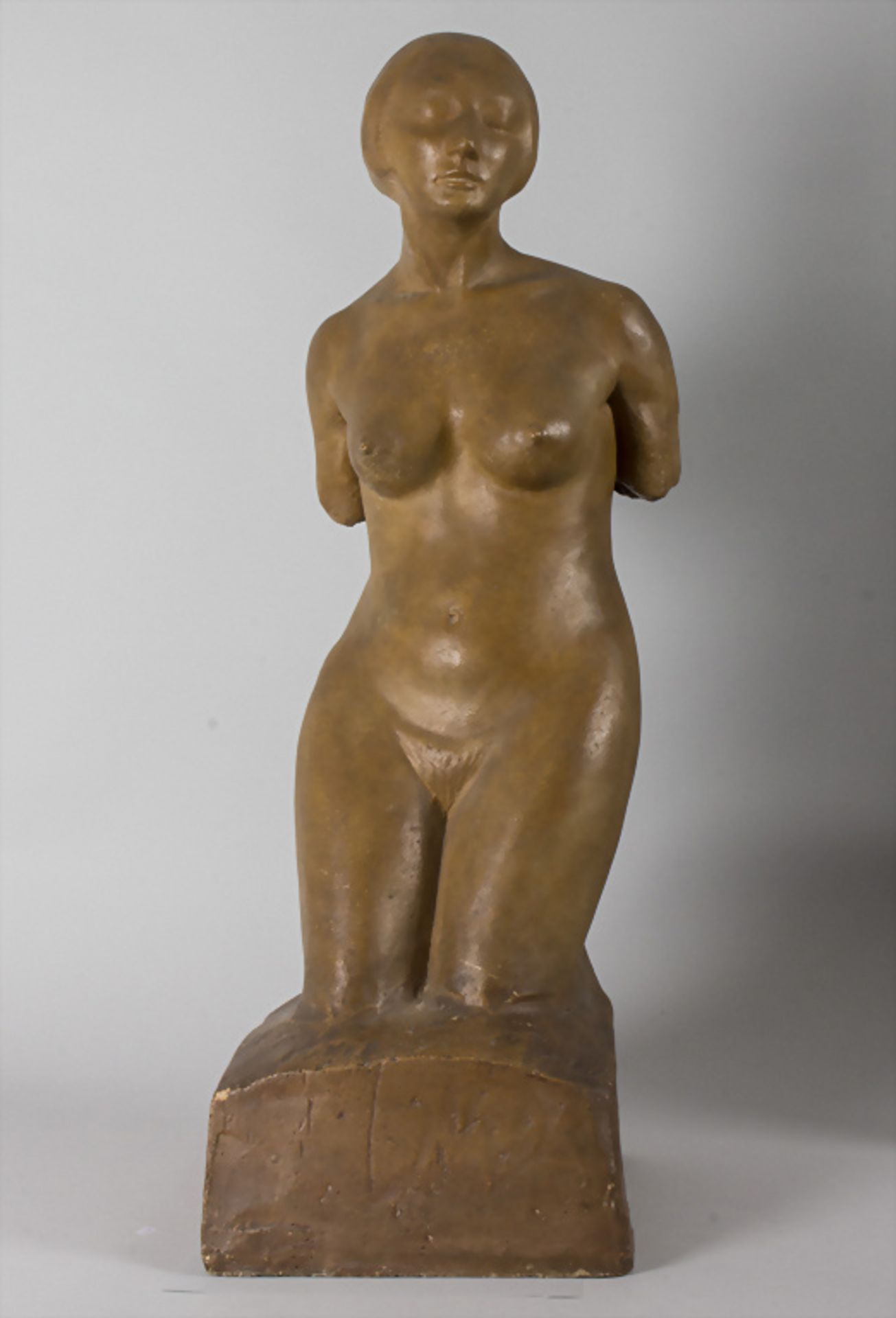 Georges WASTERLAIN (1889-1963), Art Déco Skulptur 'Weiblicher Torso' / A sculpture of a female ...