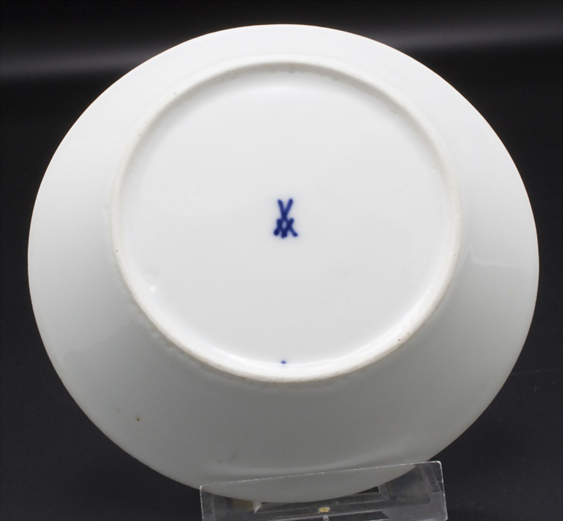 Tasse und UT mit Monogramm / A cup with saucer with monogram, Meissen, Anfang 19. Jh. - Bild 3 aus 9